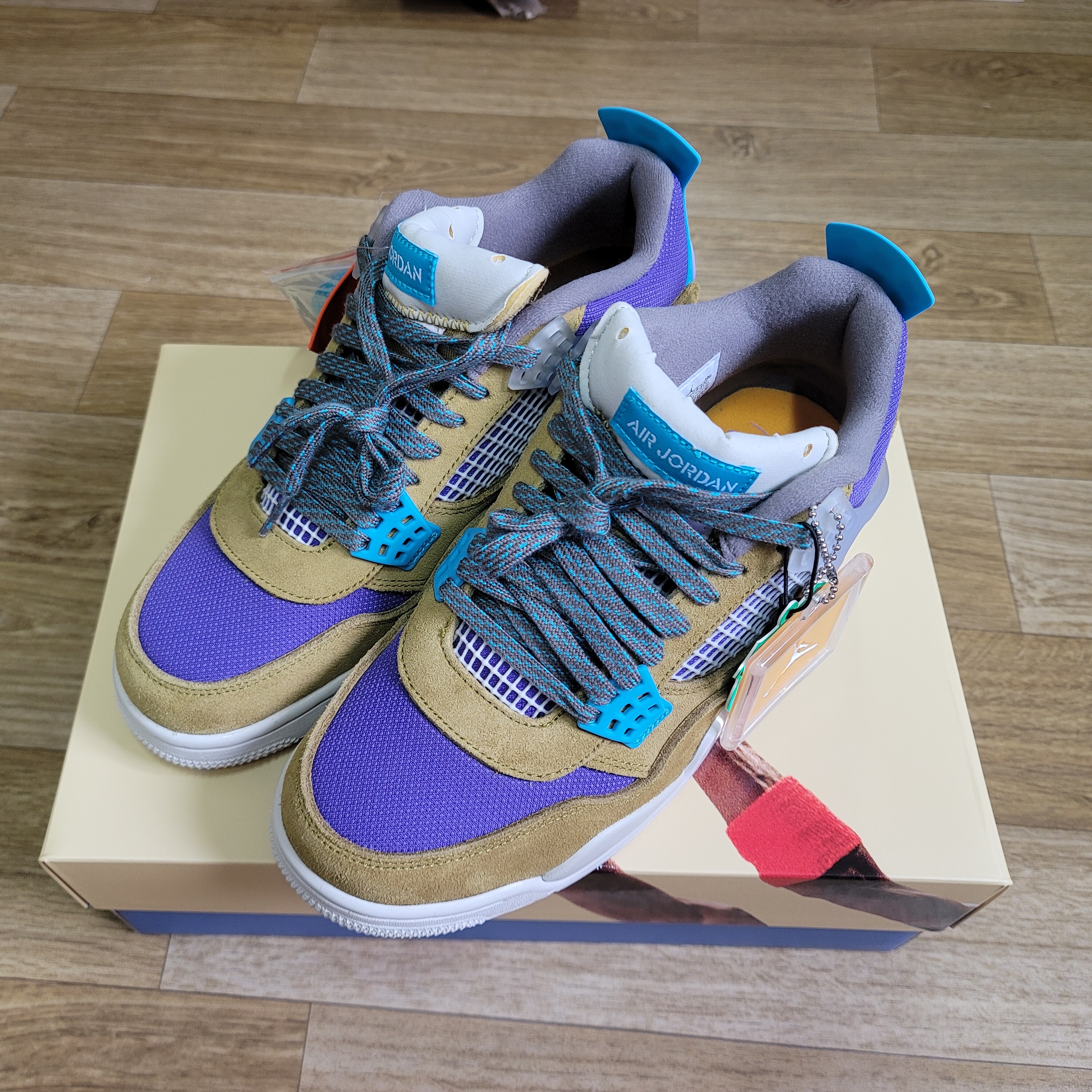 Jordan 4 x Union Retro SP Desert Moss 착용 스타일