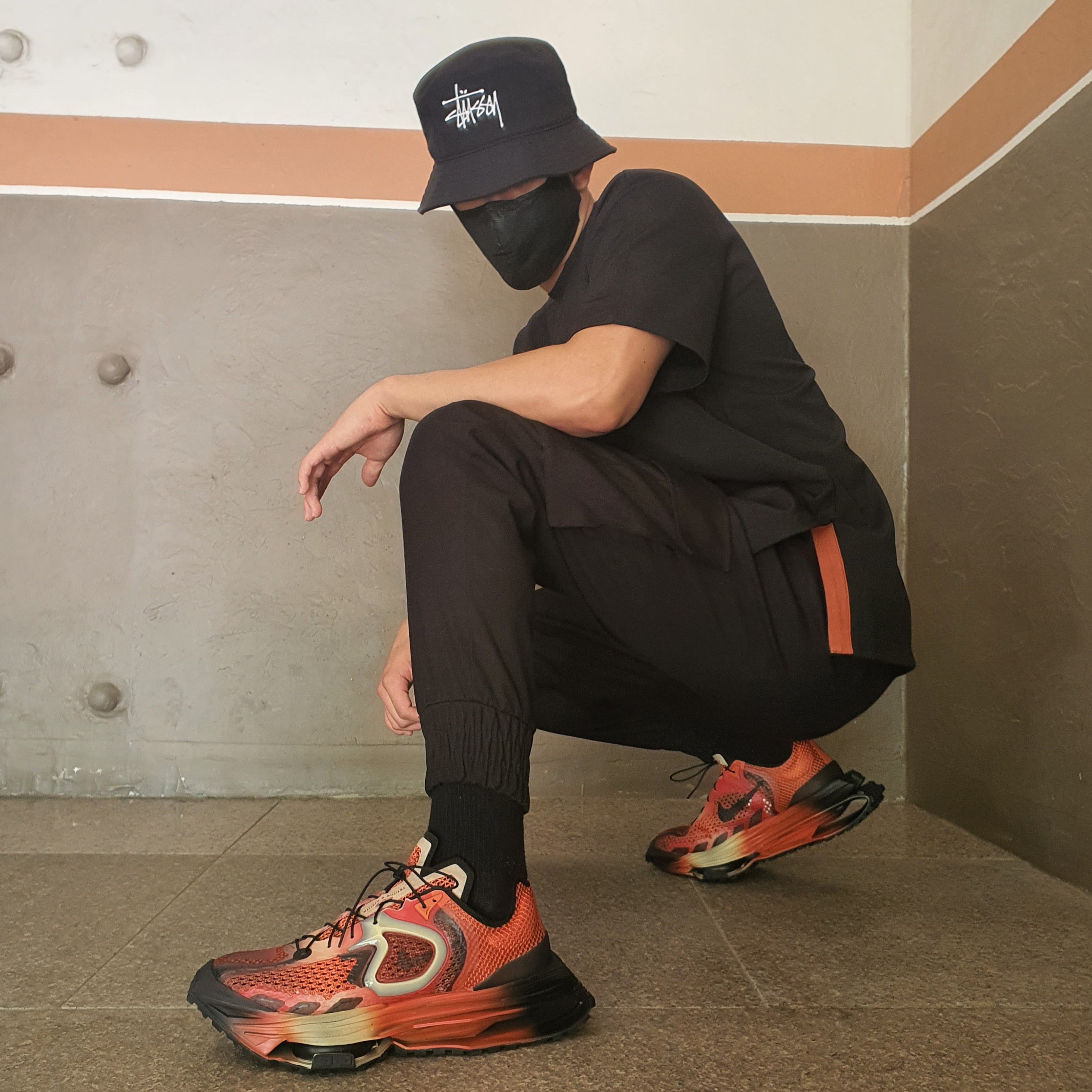 Nike x Matthew M Williams Zoom 004 Rust Factor 착용 스타일