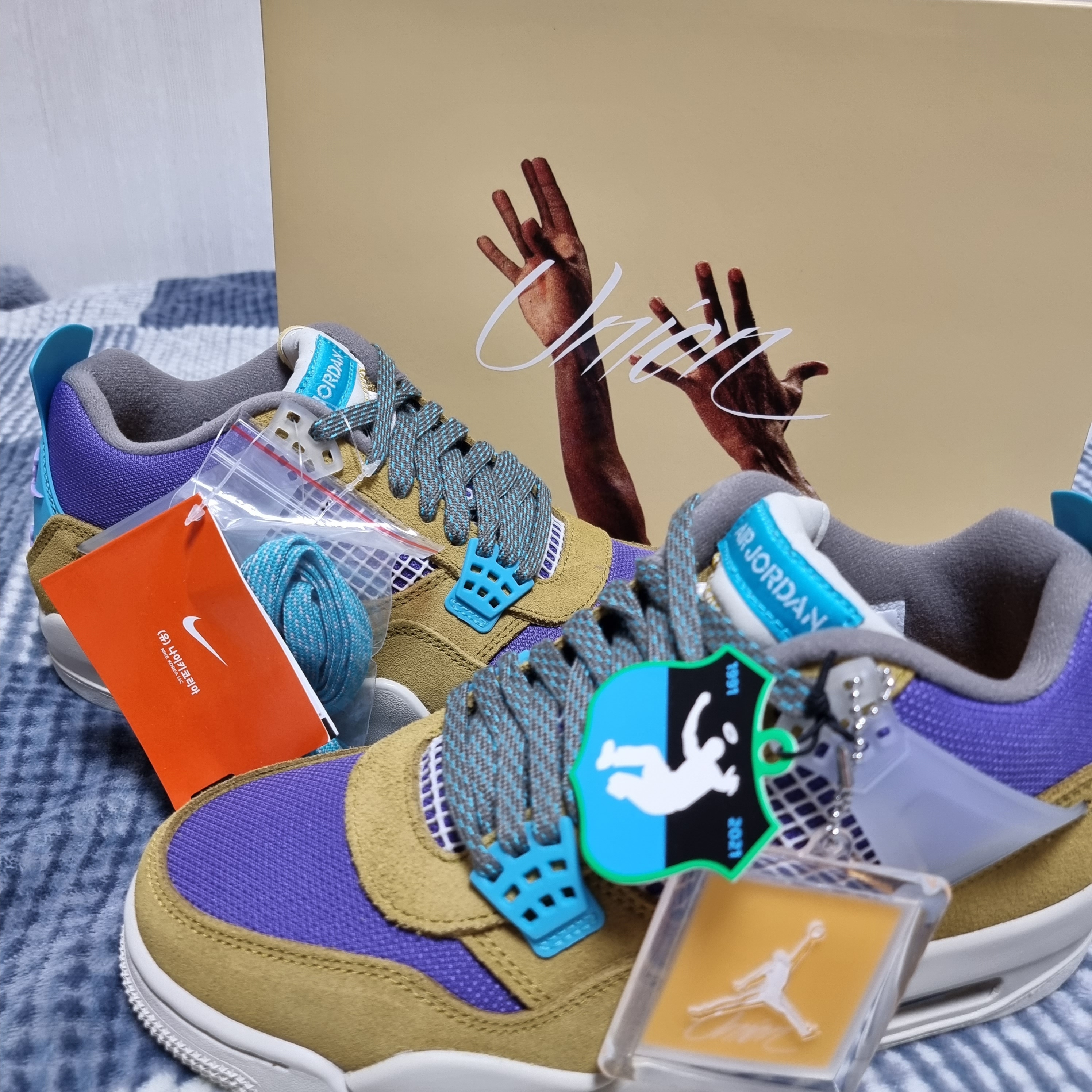 Jordan 4 x Union Retro SP Desert Moss 착용 스타일 - 4