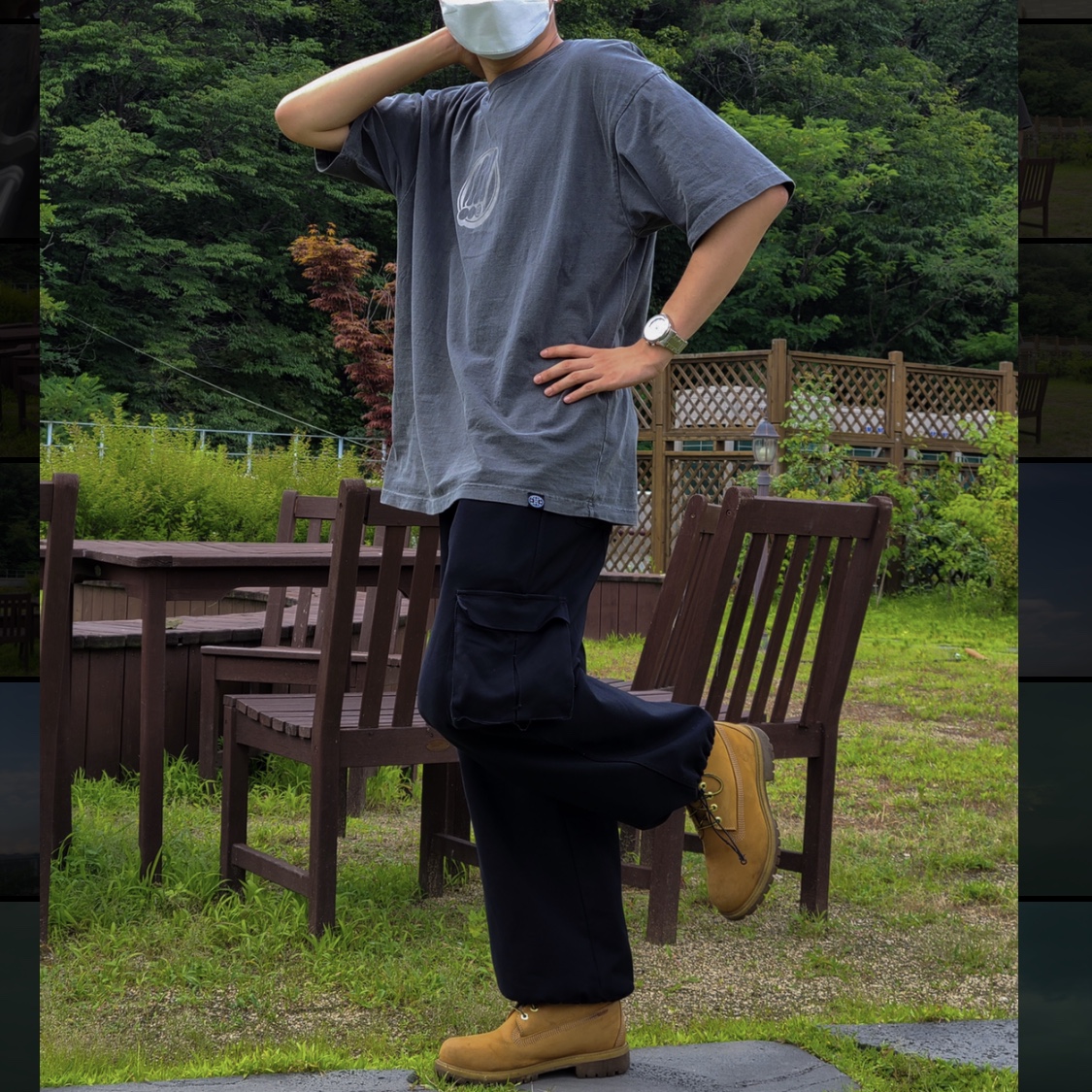 Timberland x BAPE x Undefeated 6 Inch Boots - Wide 착용 스타일