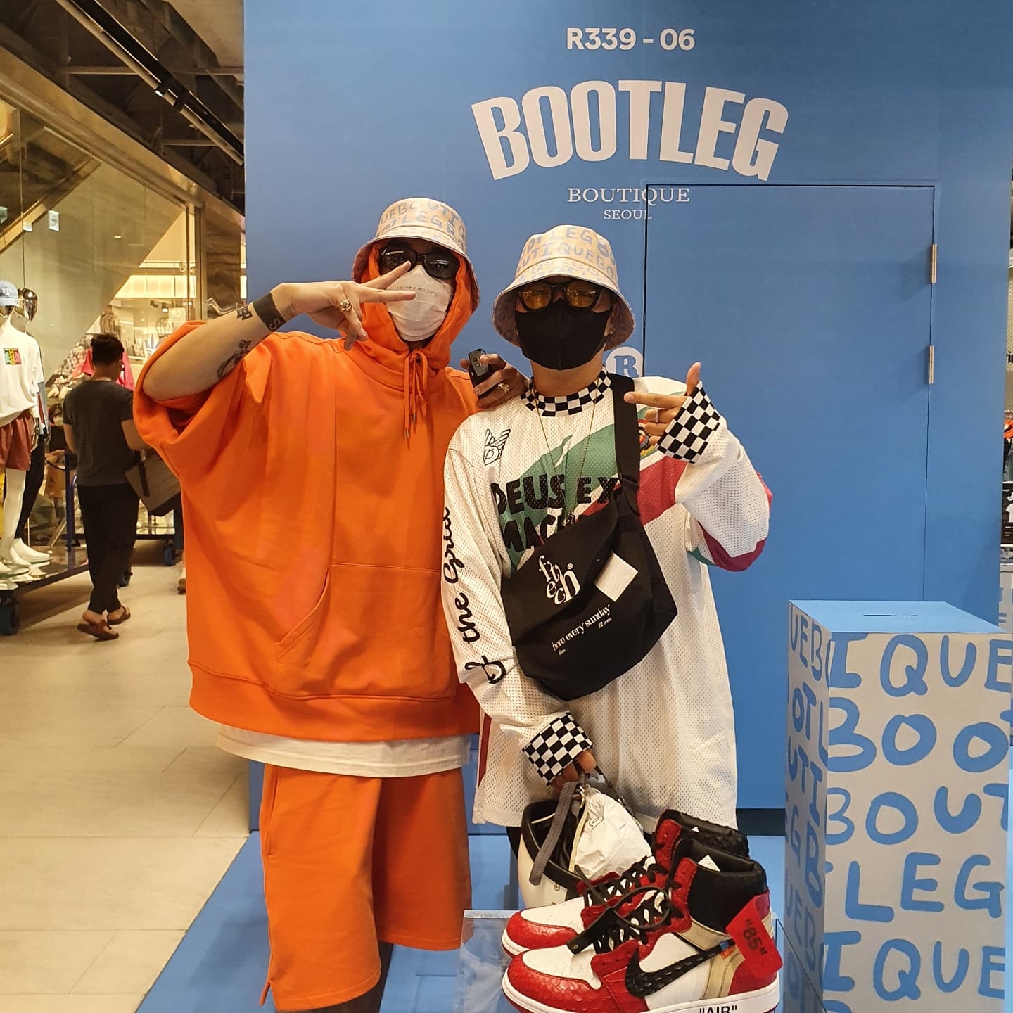 Jordan 1 x Off-White Retro High Chicago The Ten 착용 스타일