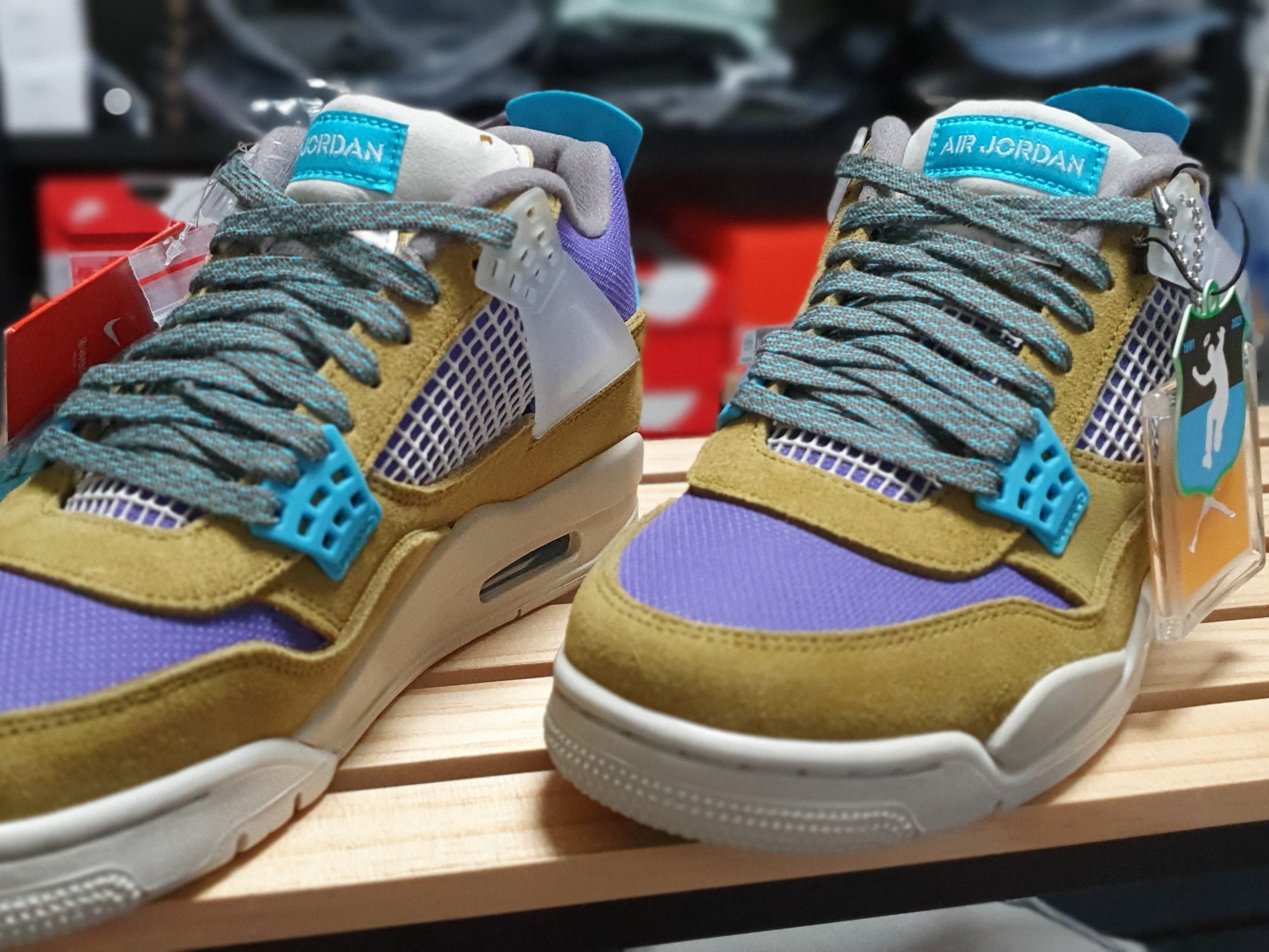 Jordan 4 x Union Retro SP Desert Moss 착용 스타일 - 2
