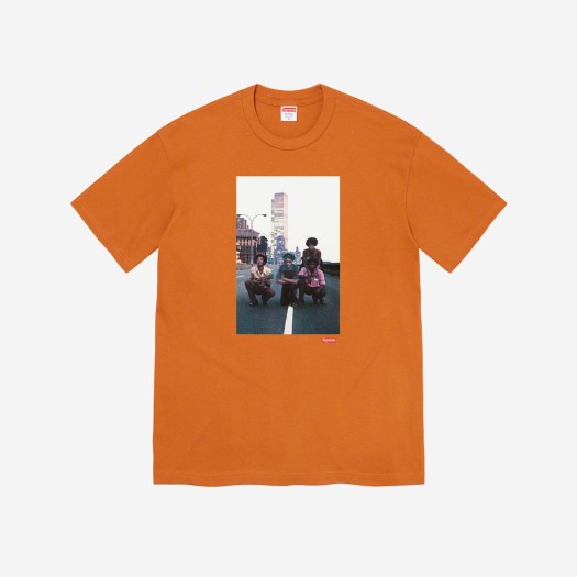 슈프림 아우구스투스 파블로 티셔츠 번트 오렌지 - 21SS