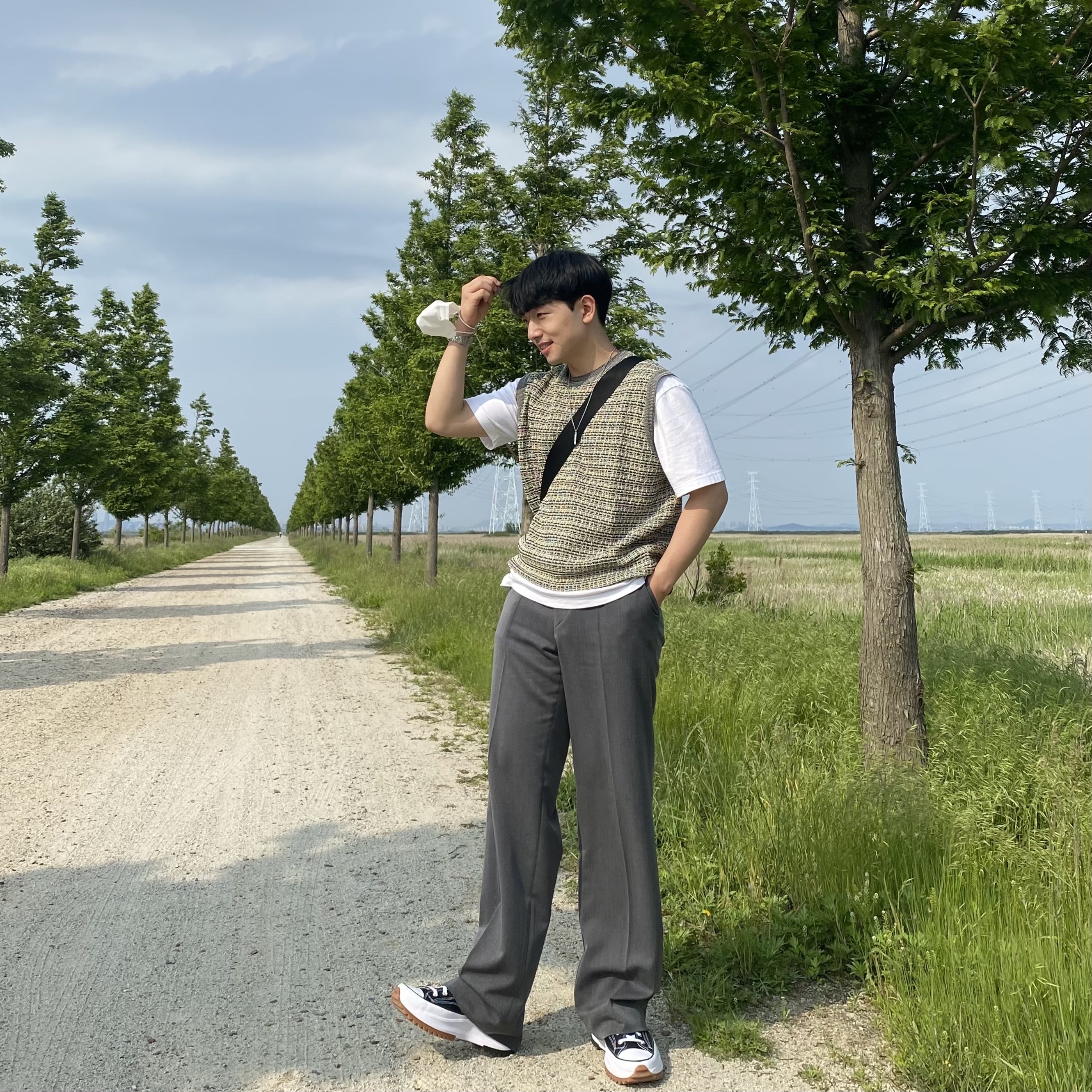 Converse Run Star Hike Hi Black White Gum 착용 스타일