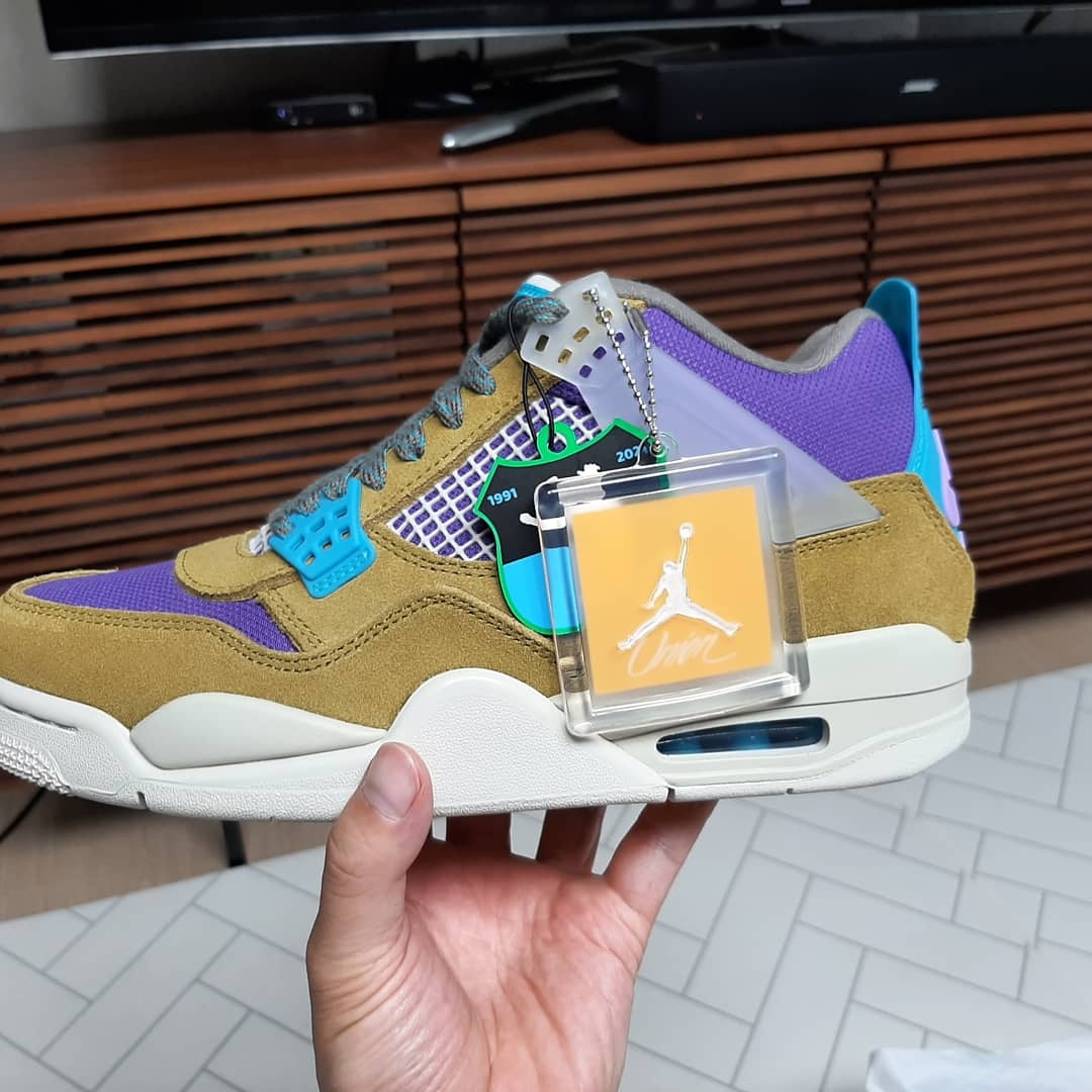 Jordan 4 x Union Retro SP Desert Moss 착용 스타일 - 2