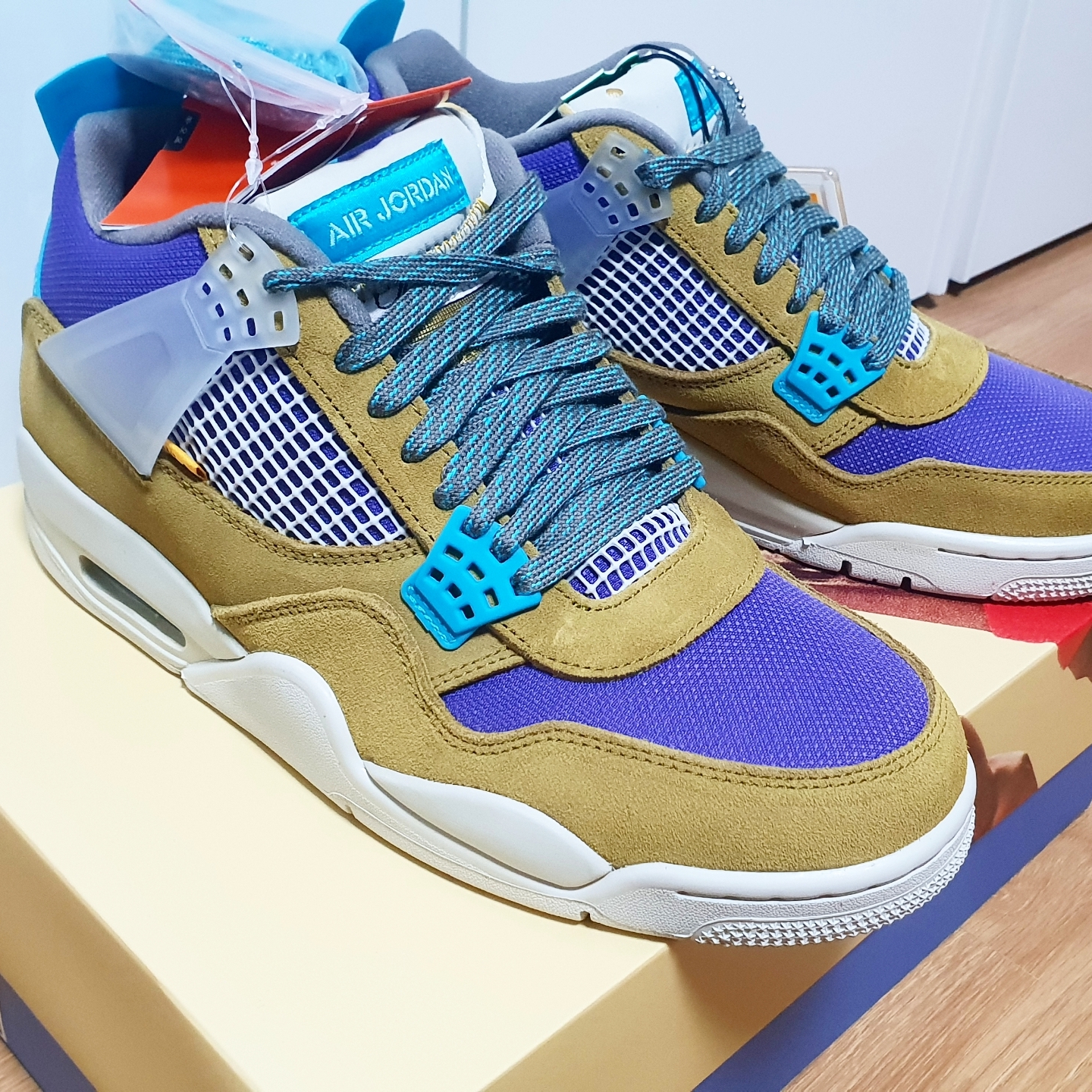 Jordan 4 x Union Retro SP Desert Moss 착용 스타일