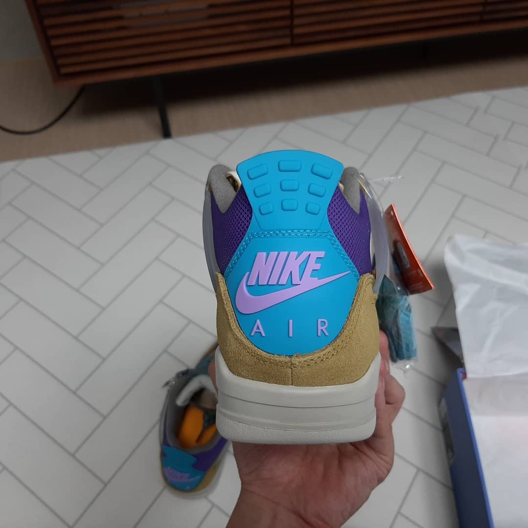 Jordan 4 x Union Retro SP Desert Moss 착용 스타일 - 4