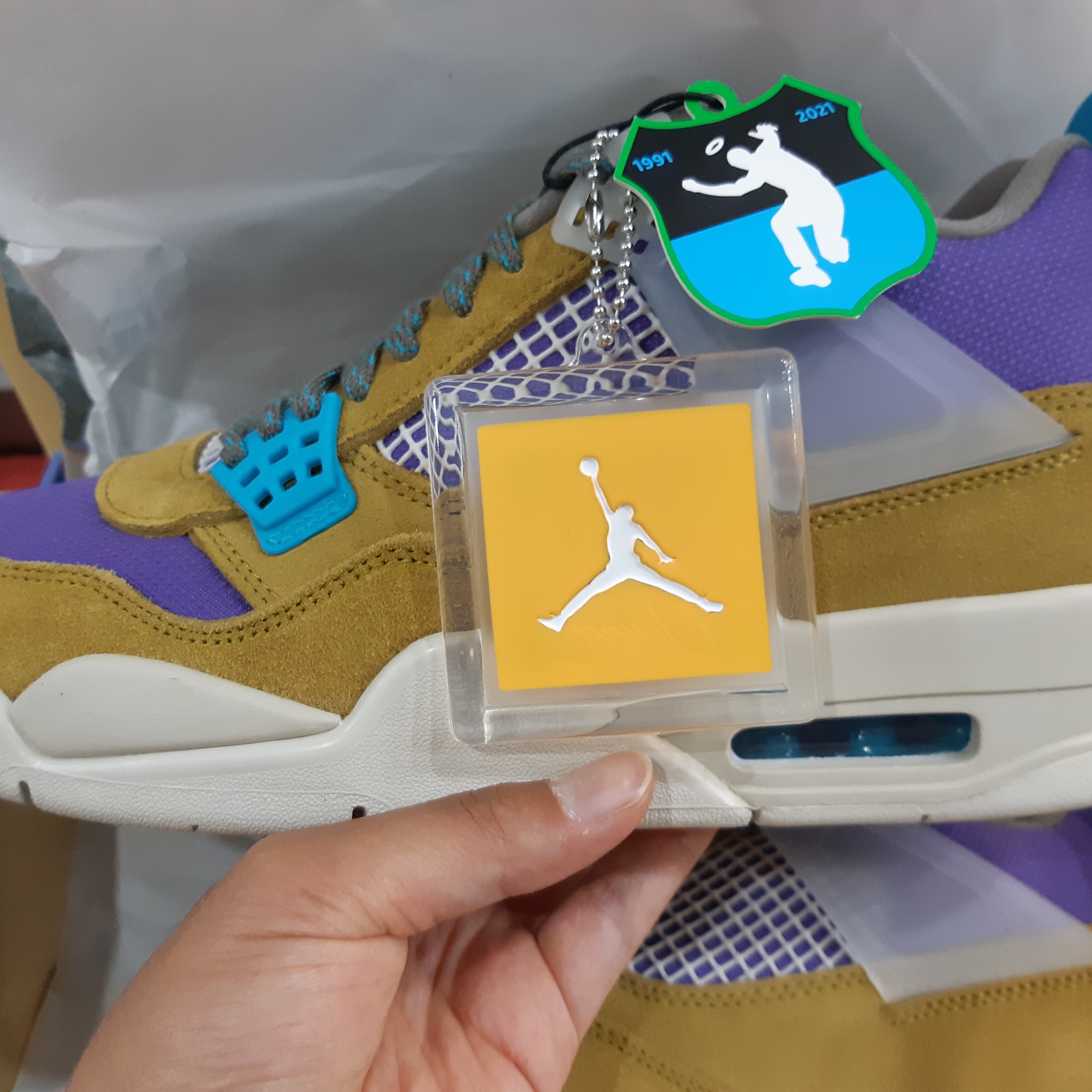 Jordan 4 x Union Retro SP Desert Moss 착용 스타일