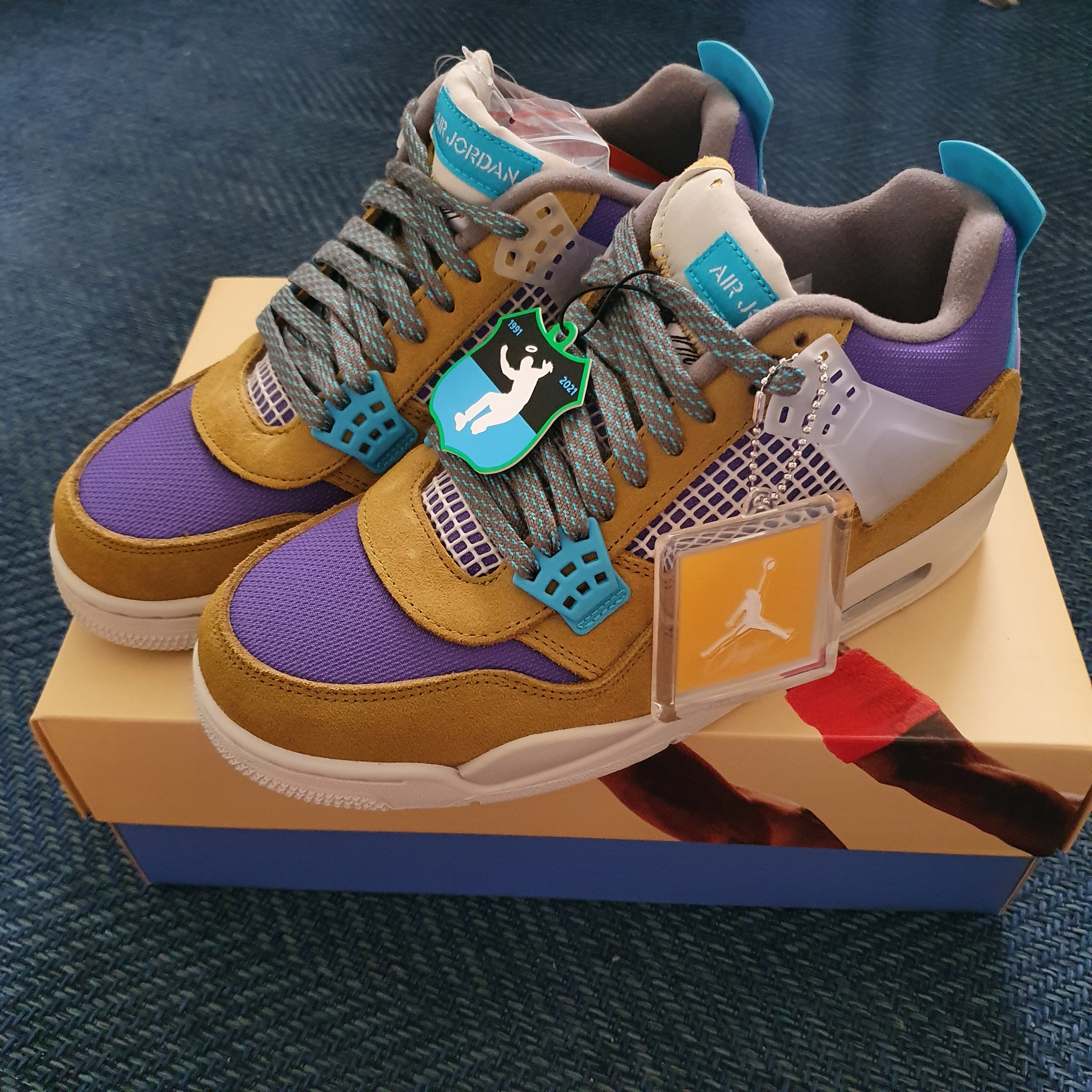 Jordan 4 x Union Retro SP Desert Moss 착용 스타일 - 2