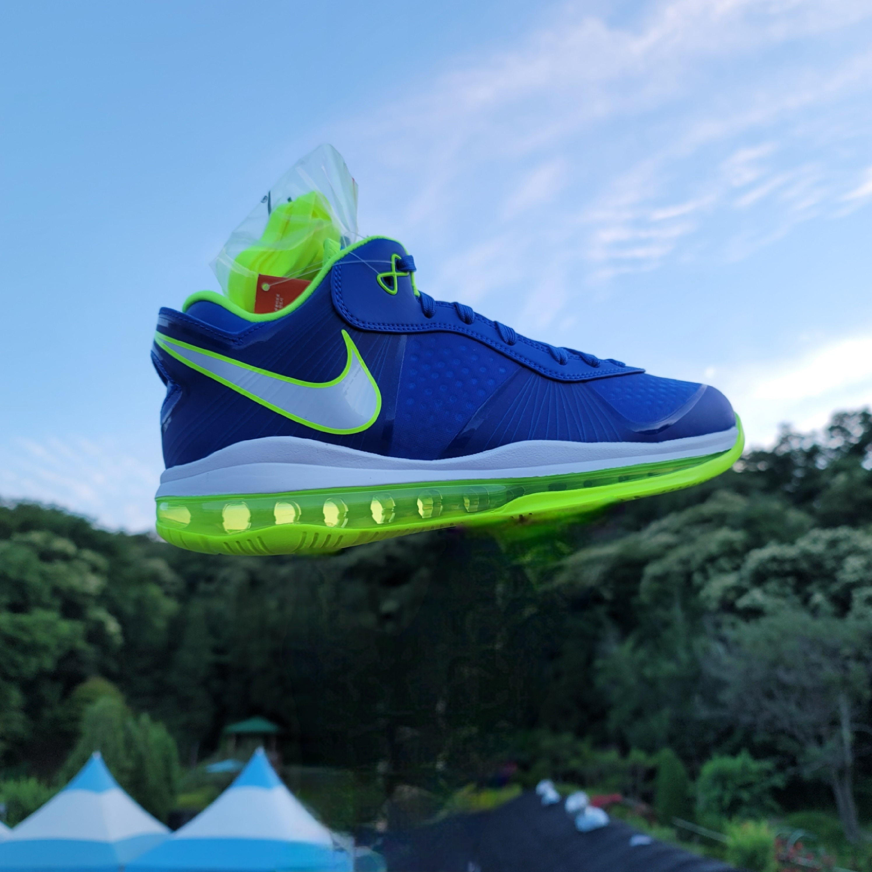 Nike LeBron 8 V/2 Low Treasure Blue 착용 스타일