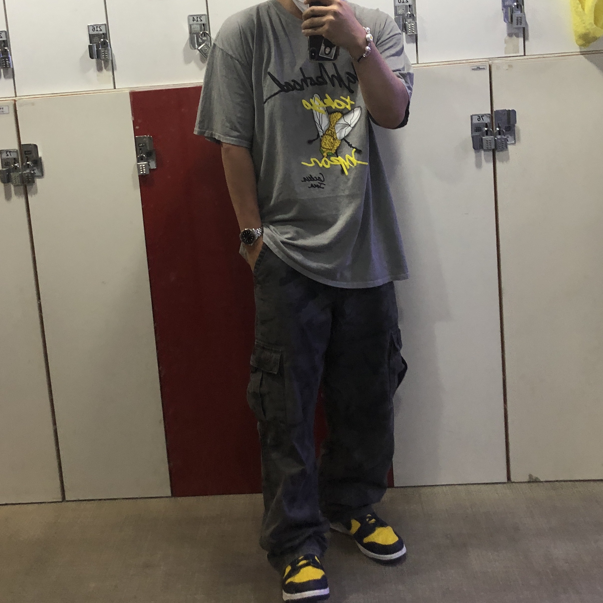 Nike Dunk High SP Maize & Blue 착용 스타일