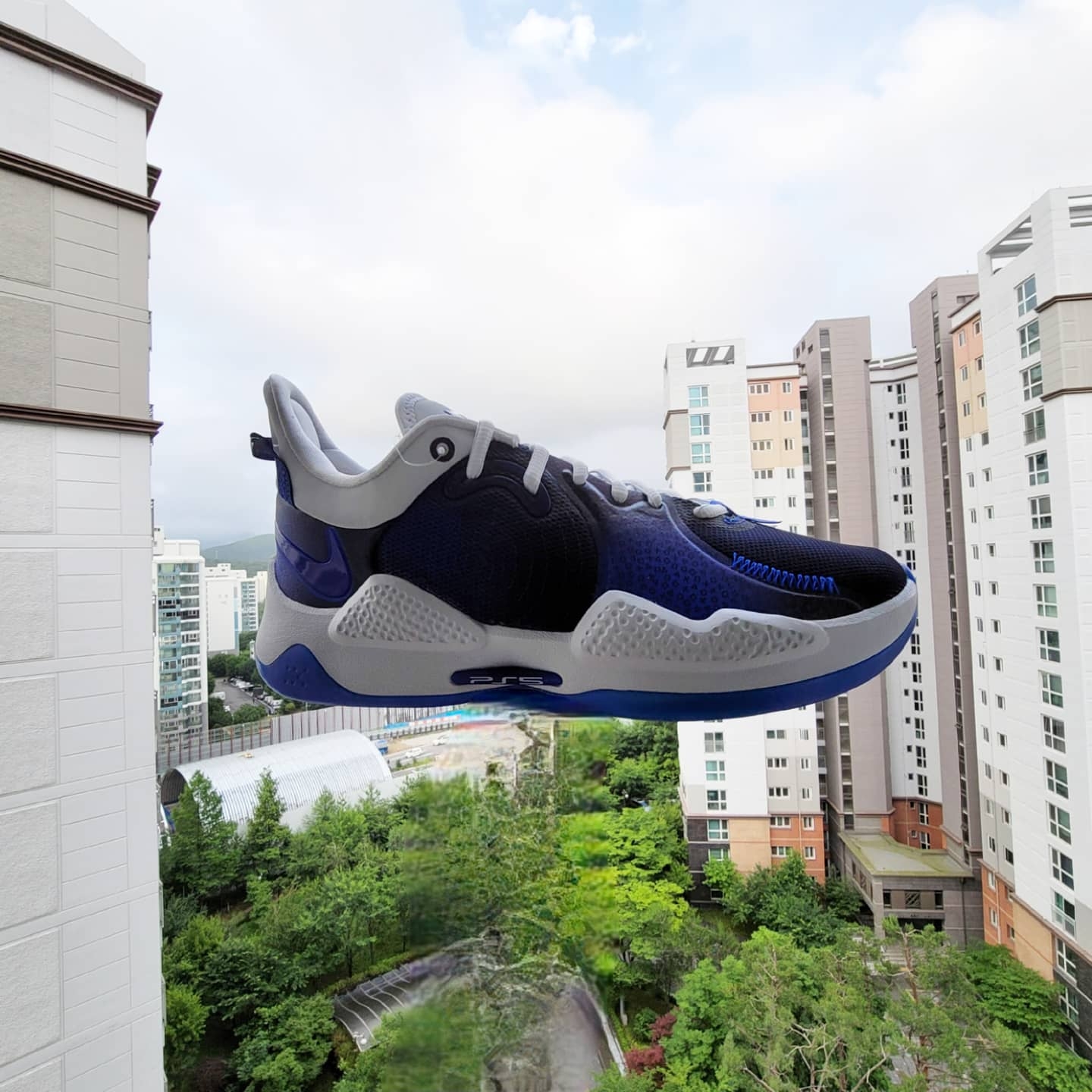Nike PG 5 EP Playstation 5 Flip 착용 스타일