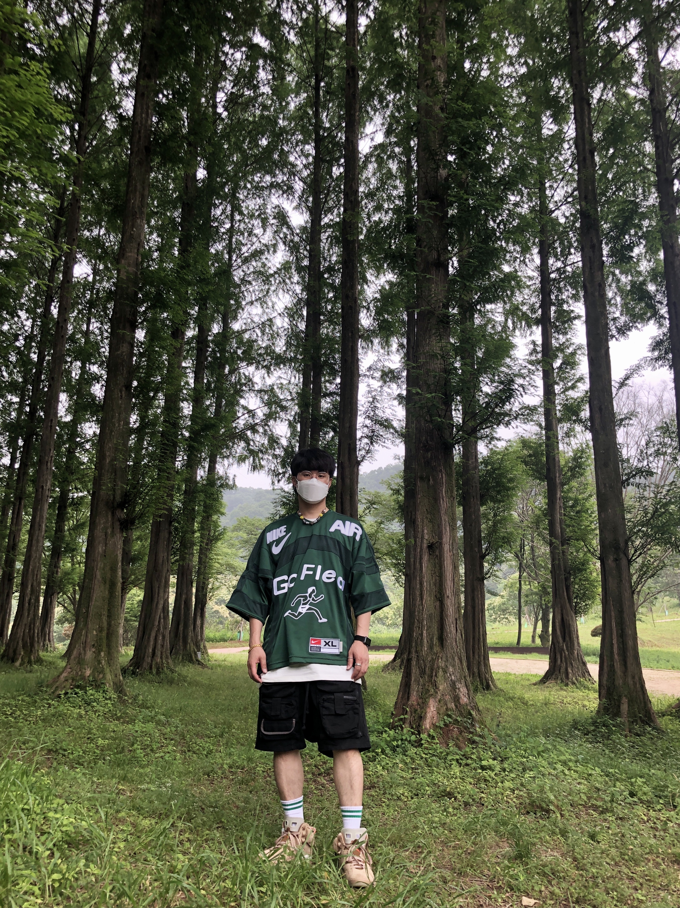 Nike x Cactus Plant Flea Market S/S Jersey Green - Asia, Jordan 6 x Travis Scott Retro SP British Khaki 착용 스타일 - 2