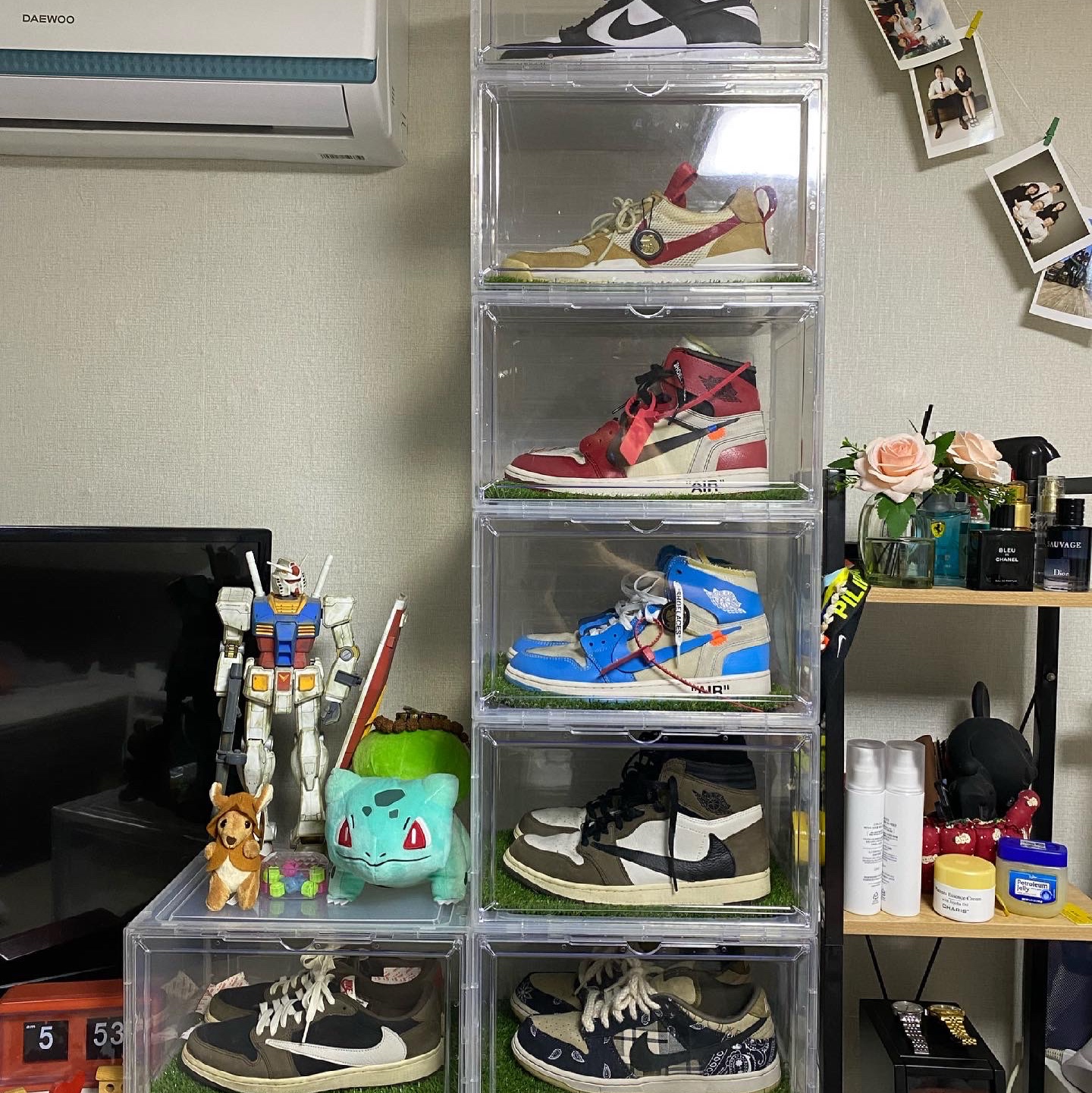 Jordan 1 x Travis Scott Retro Low OG SP Mocha, Jordan 1 x Travis Scott Retro High OG SP Mocha 착용 스타일 - 4