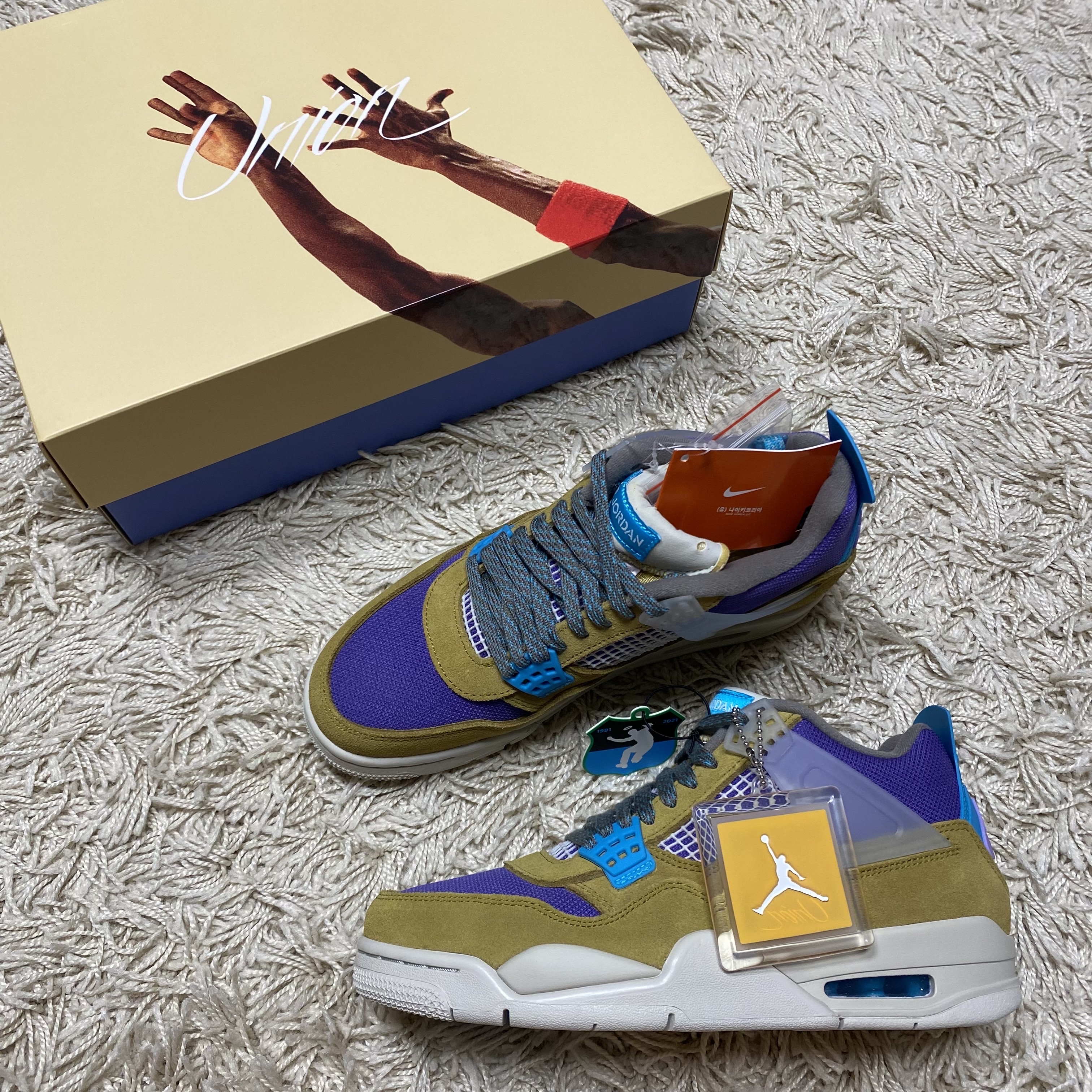 Jordan 4 x Union Retro SP Desert Moss 착용 스타일