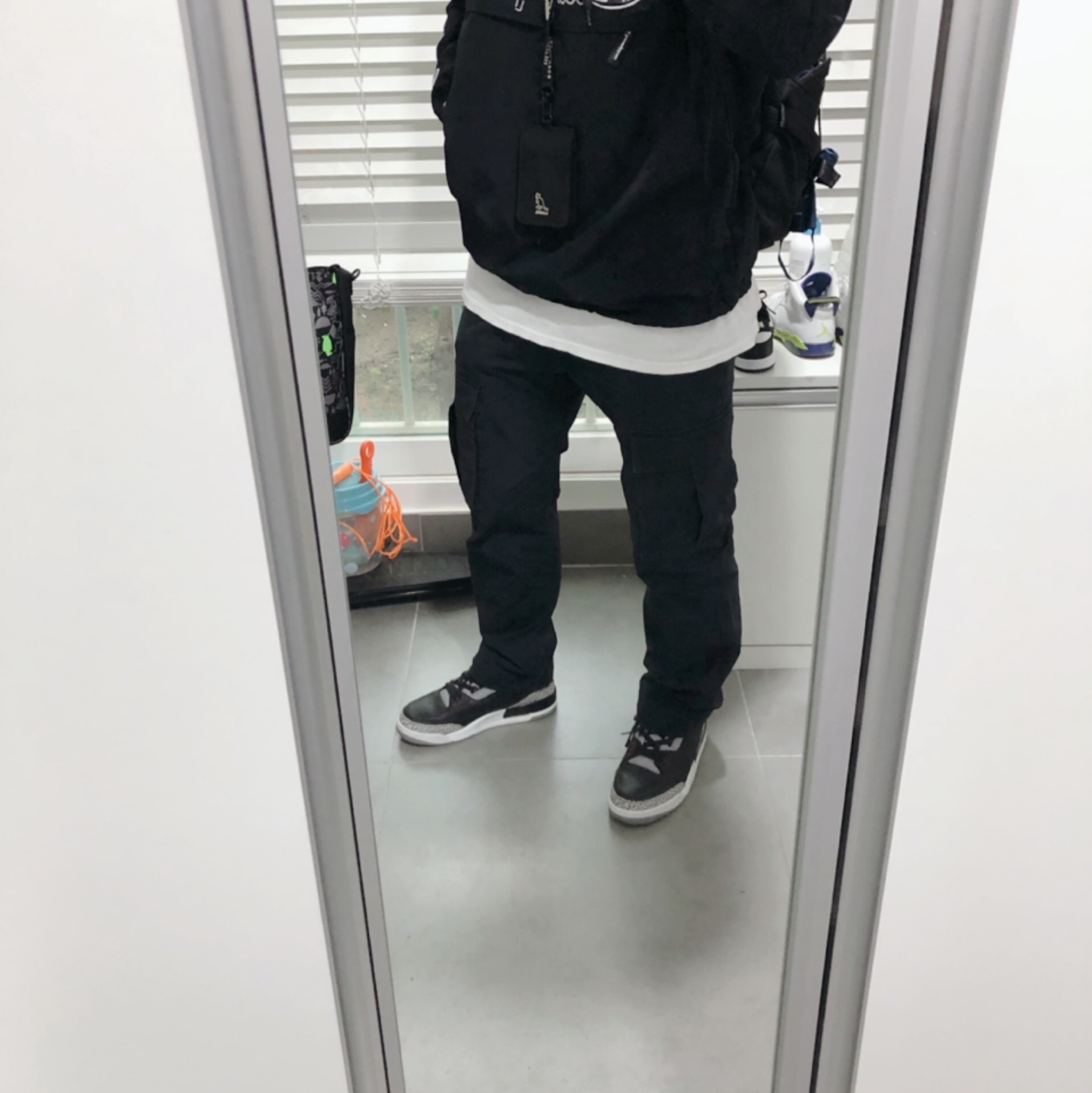 Jordan 3 Retro OG Black Cement 2018 착용 스타일 - 2