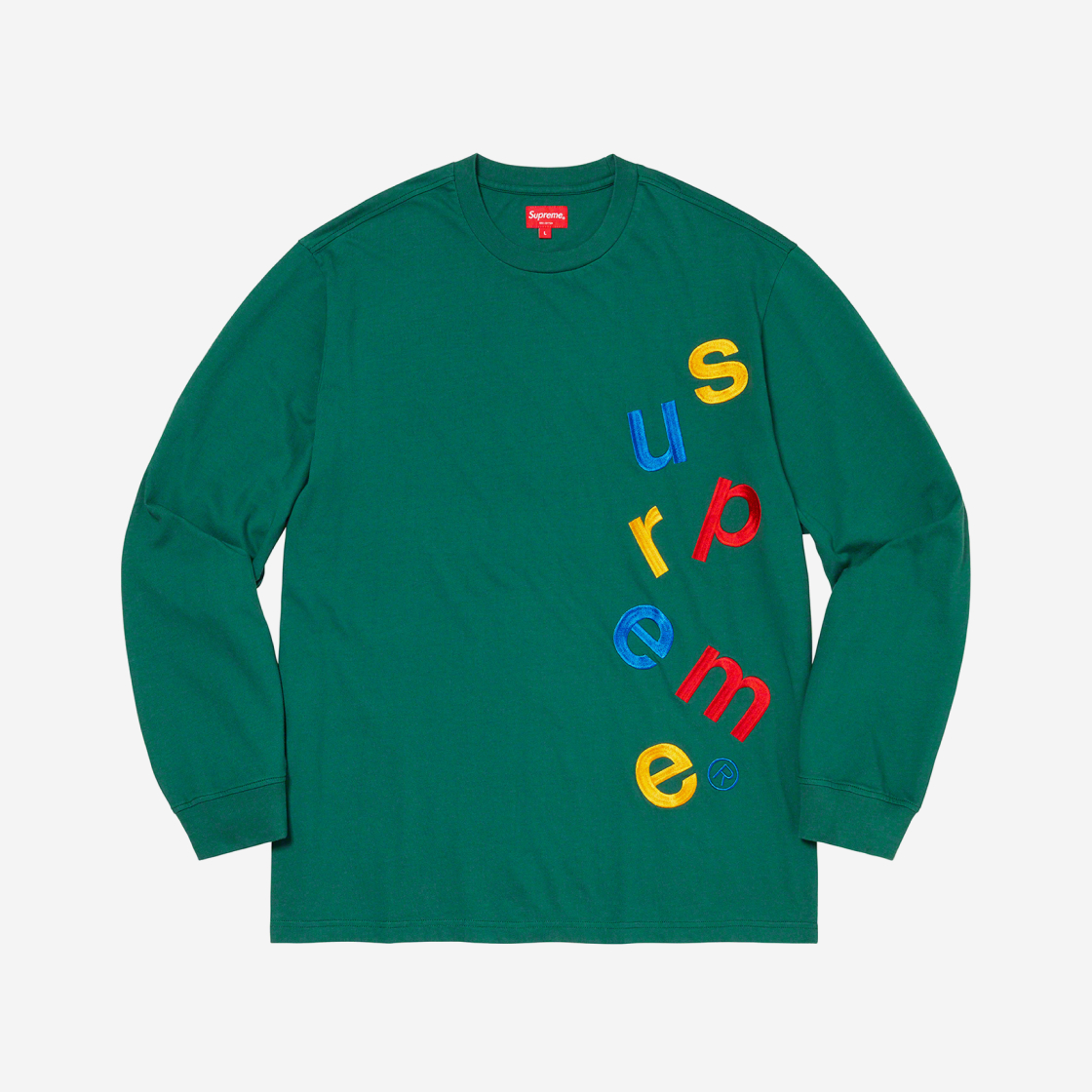 【上品】 Supreme 20AW シュプリーム Tee L/S Logo Scatter - Tシャツ/カットソー(七分/長袖)