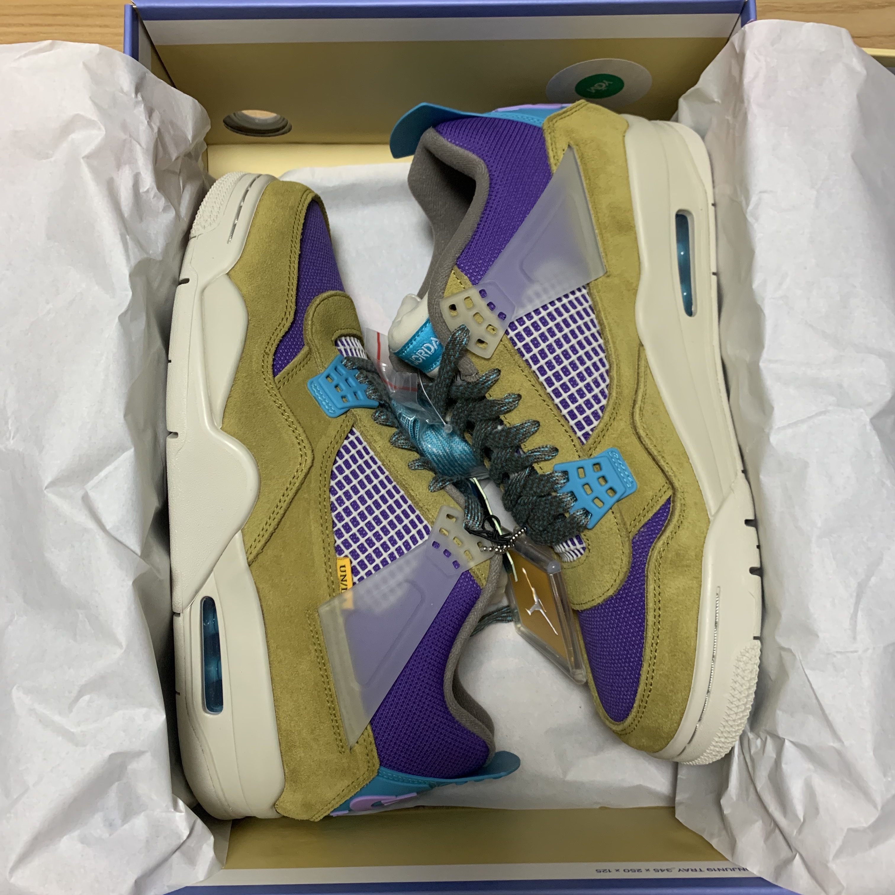 Jordan 4 x Union Retro SP Desert Moss 착용 스타일 - 2