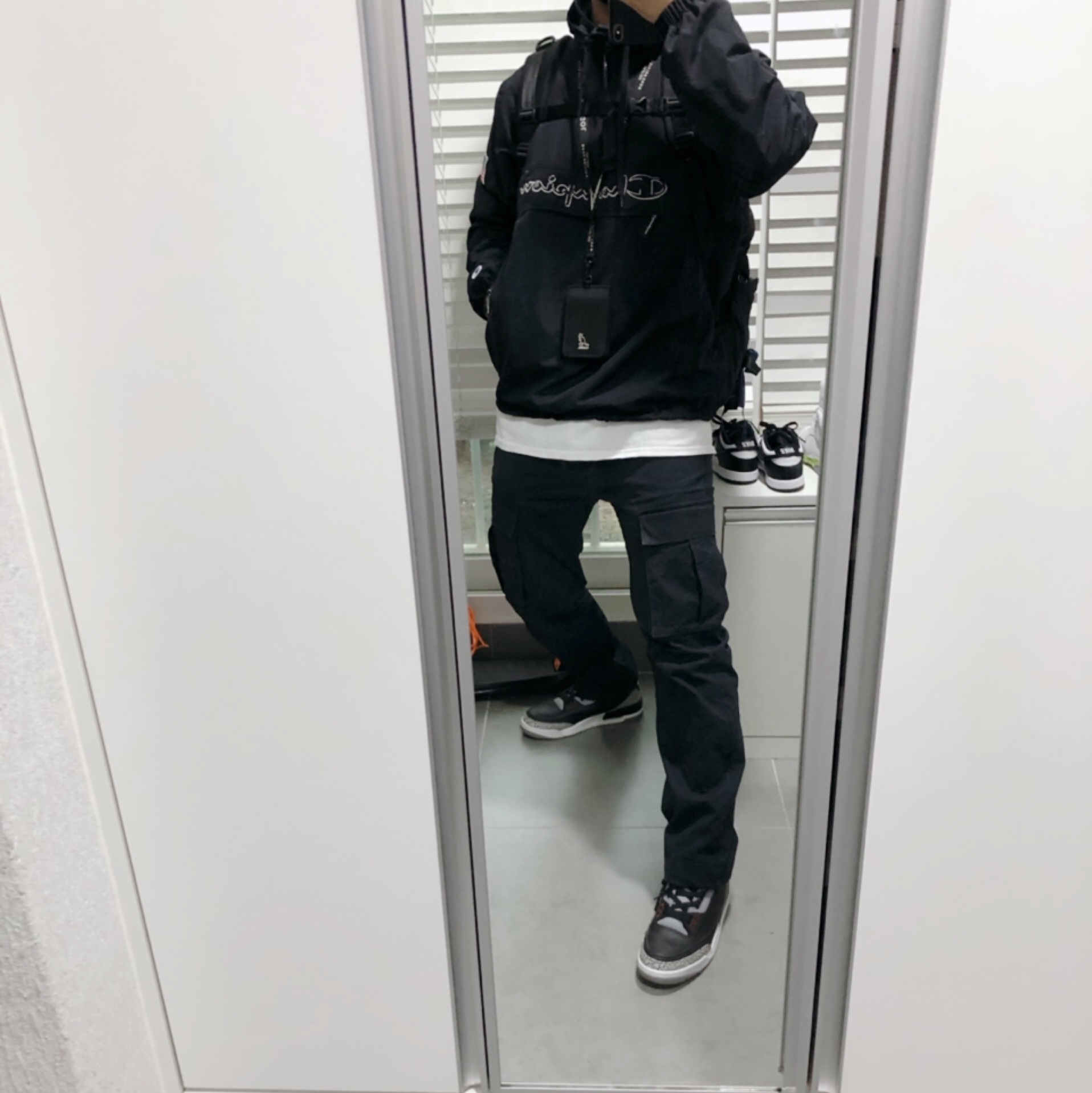 Jordan 3 Retro OG Black Cement 2018 착용 스타일 - 1