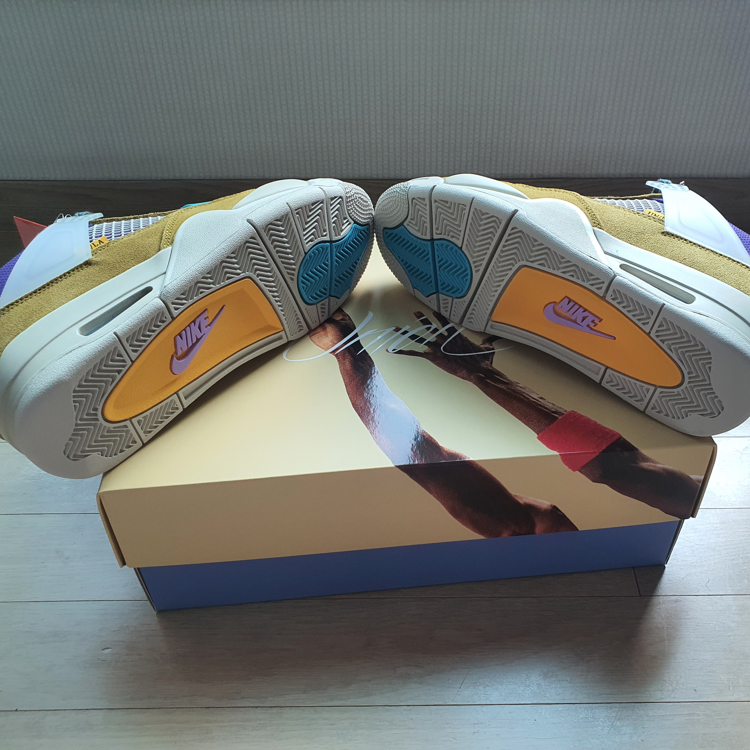 Jordan 4 x Union Retro SP Desert Moss 착용 스타일 - 4