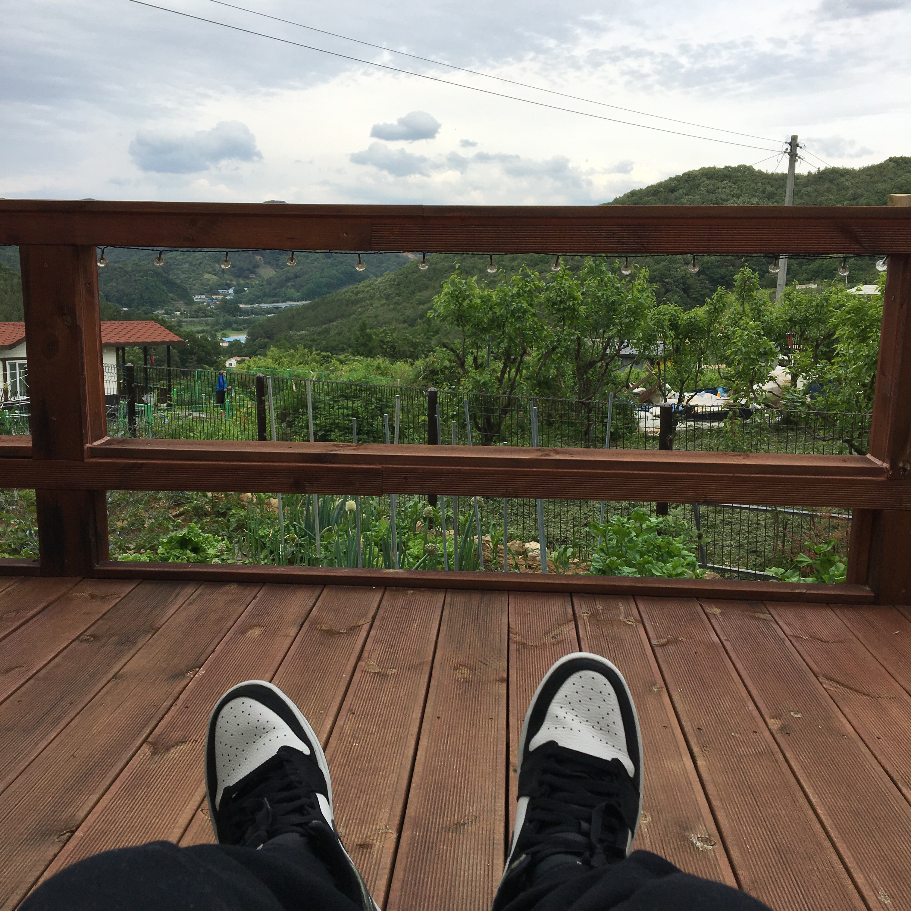 Jordan 1 Mid Camo 2020 착용 스타일