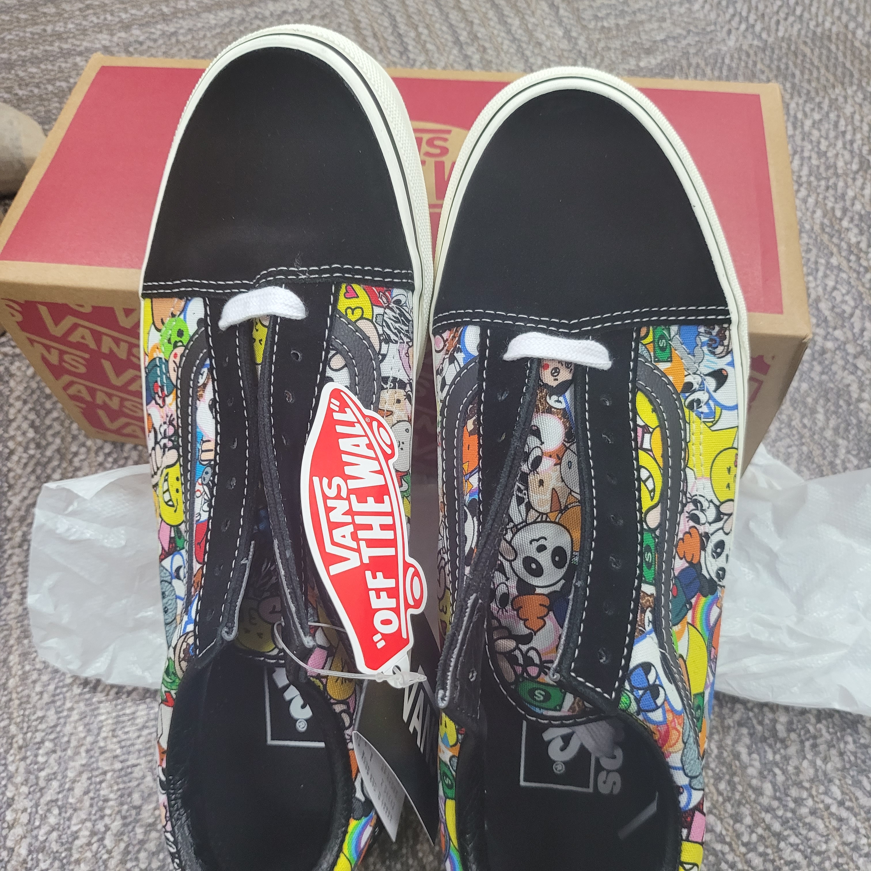 Vans x Atmos Old Skool Emoji 착용 스타일 - 2