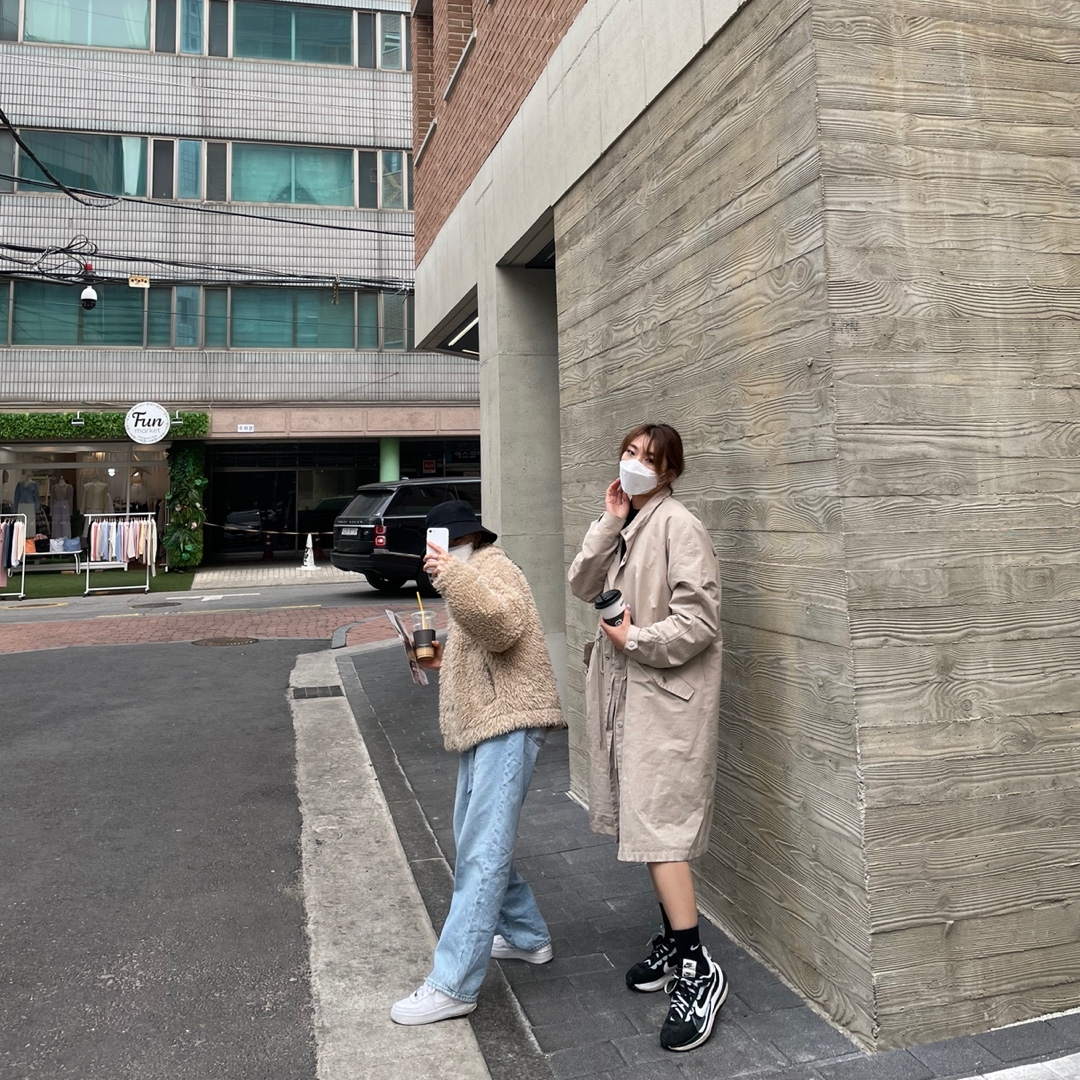 Nike x Sacai VaporWaffle Black White 착용 스타일 - 1