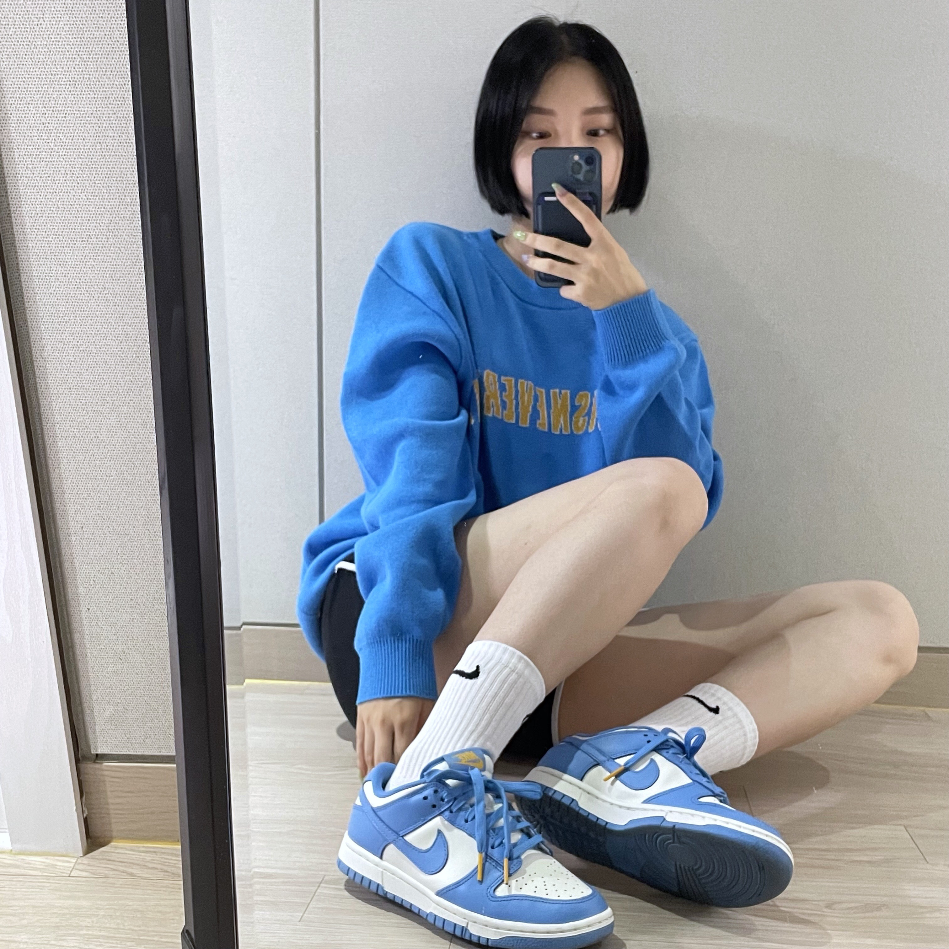 (W) Nike Dunk Low Coast 착용 스타일