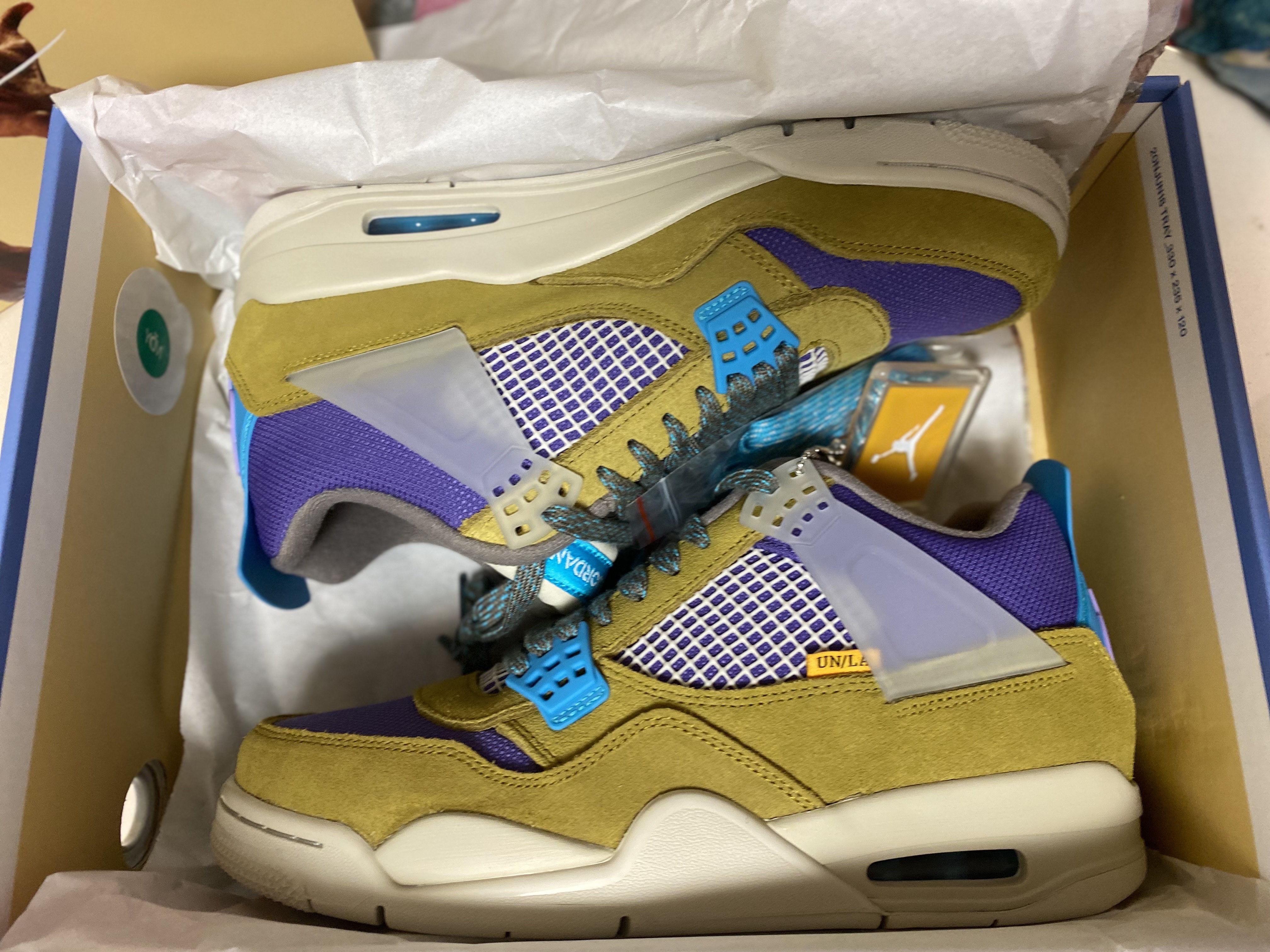 Jordan 4 x Union Retro SP Desert Moss 착용 스타일 - 2