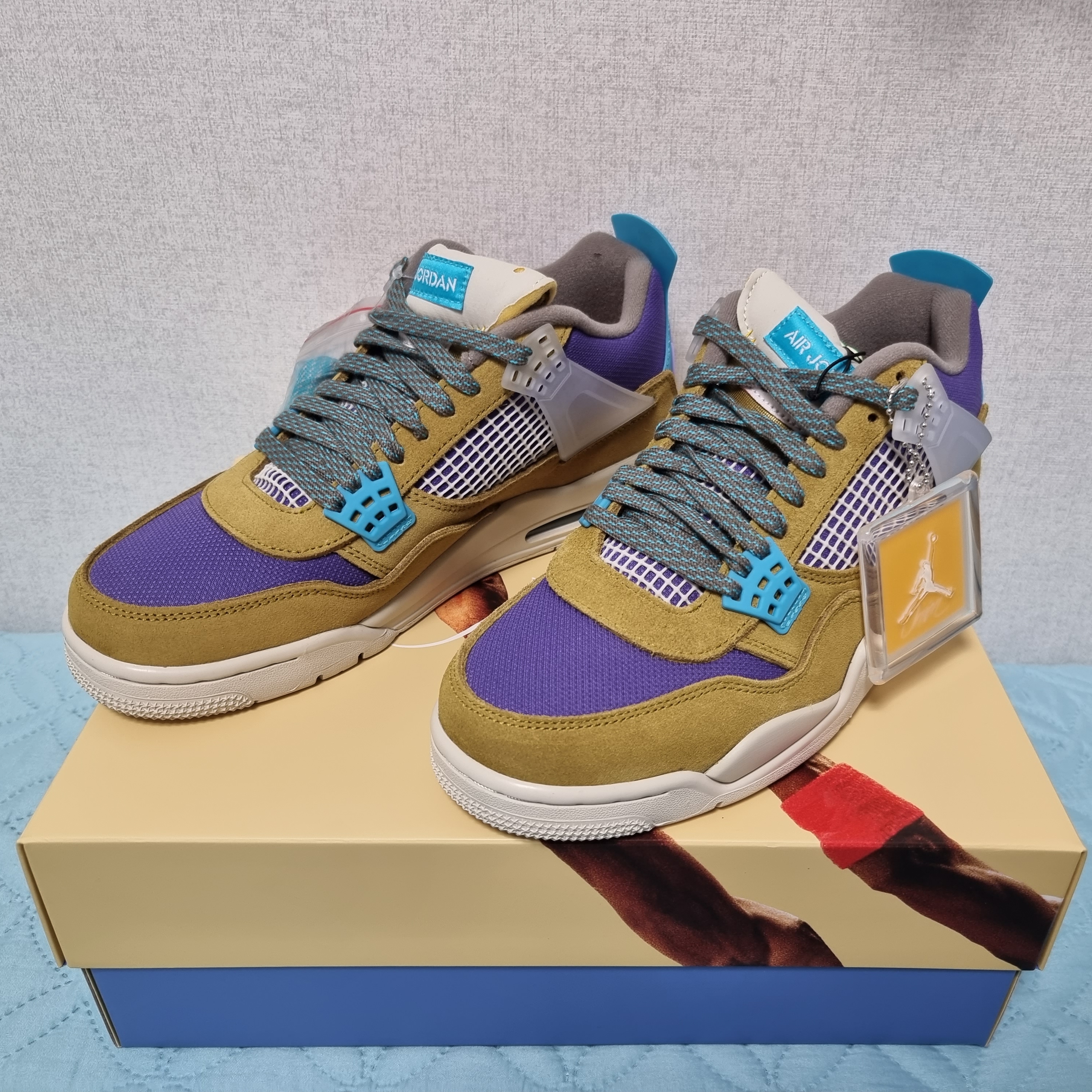 Jordan 4 x Union Retro SP Desert Moss 착용 스타일