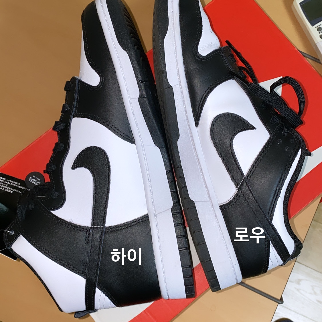 Nike Dunk High Retro Black and White, Nike Dunk Low Retro Black 착용 스타일