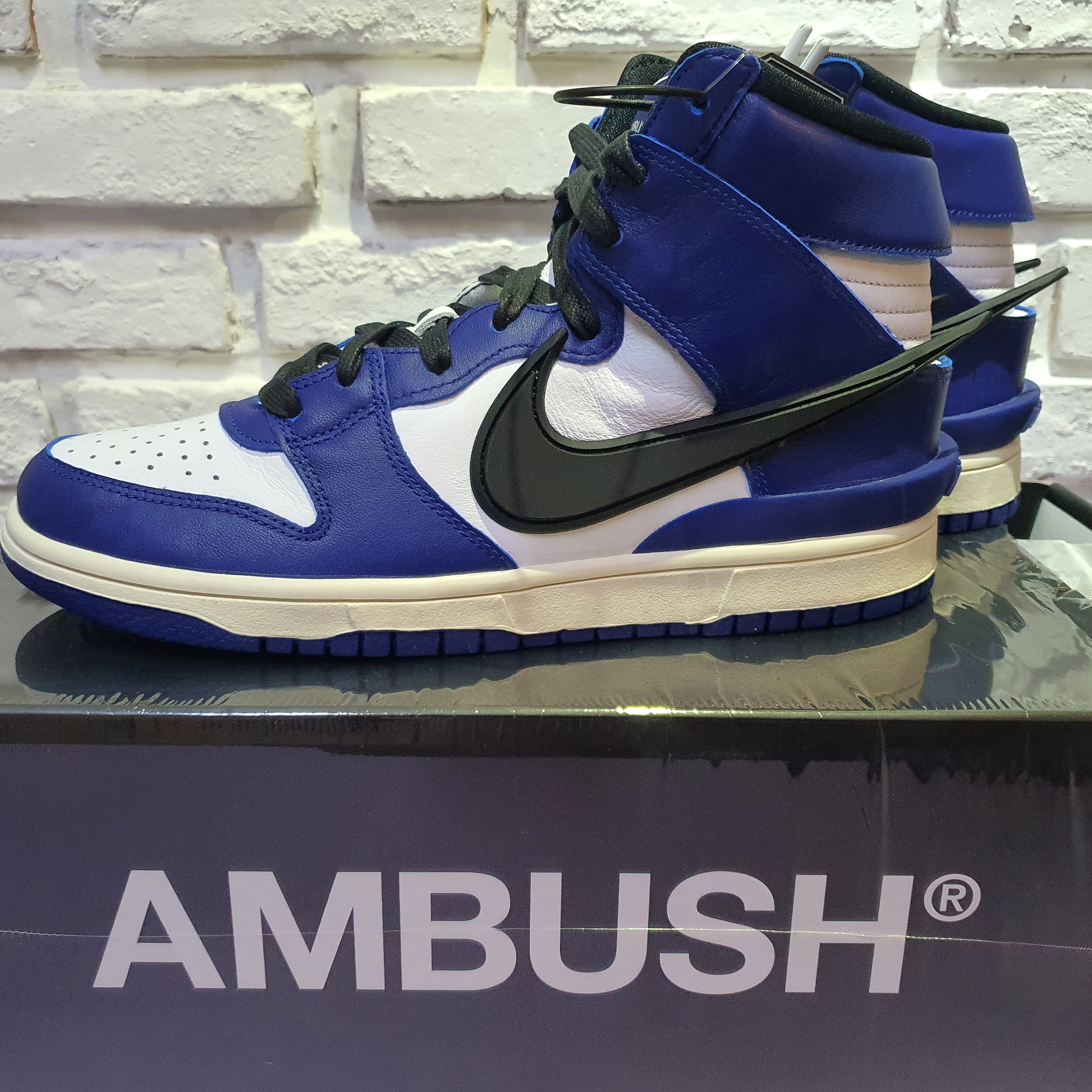 Nike x Ambush Dunk High Deep Royal Blue 착용 스타일 - 1
