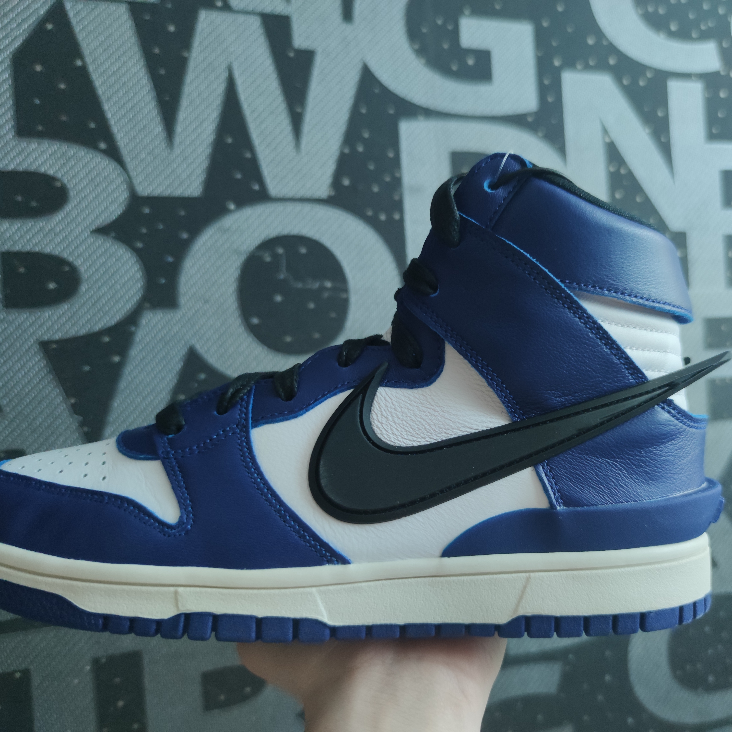 Nike x Ambush Dunk High Deep Royal Blue 착용 스타일 - 3