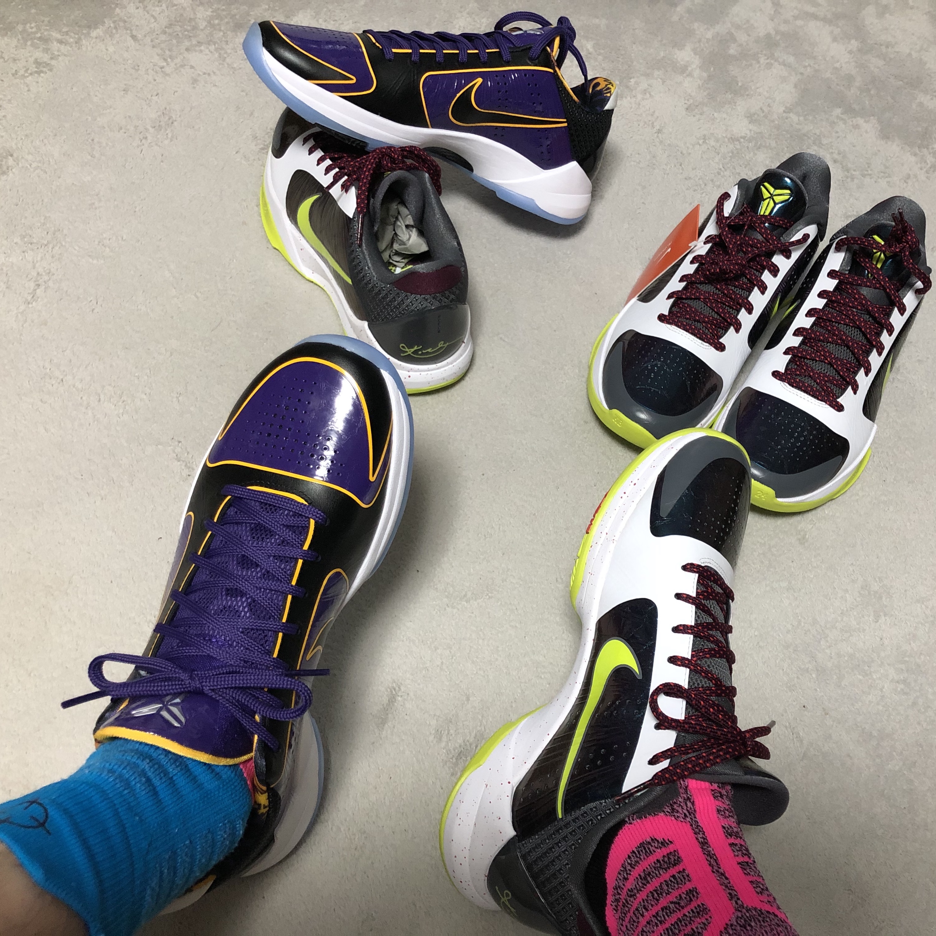 Nike Kobe 5 Protro 5X Champ 착용 스타일