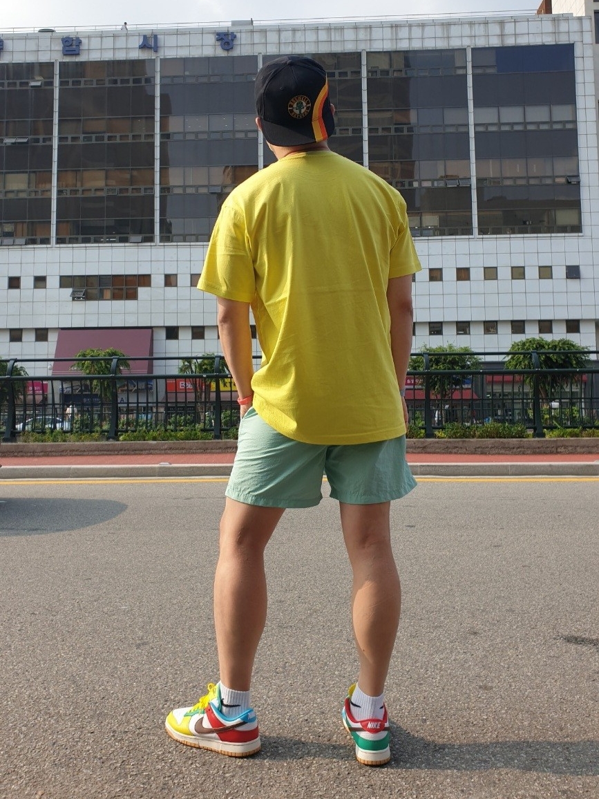 Nike Dunk Low SE Free.99 White 착용 스타일