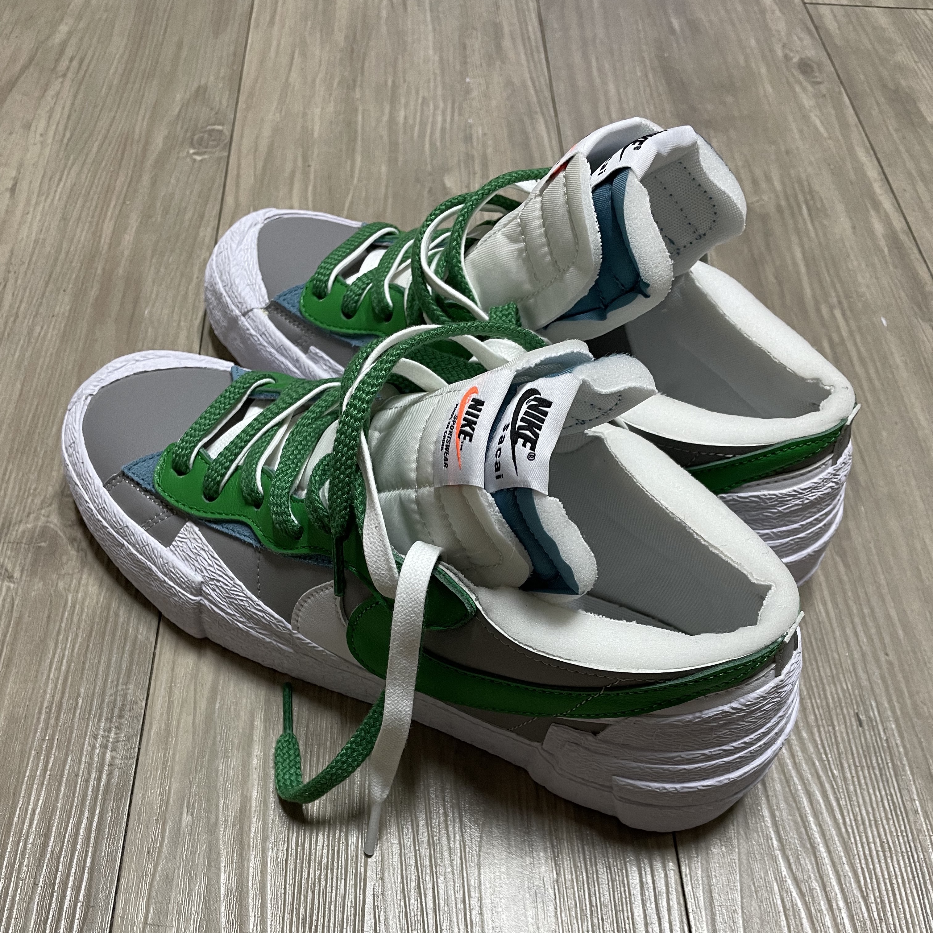 Nike x Sacai Blazer Low Classic Green 착용 스타일 - 4