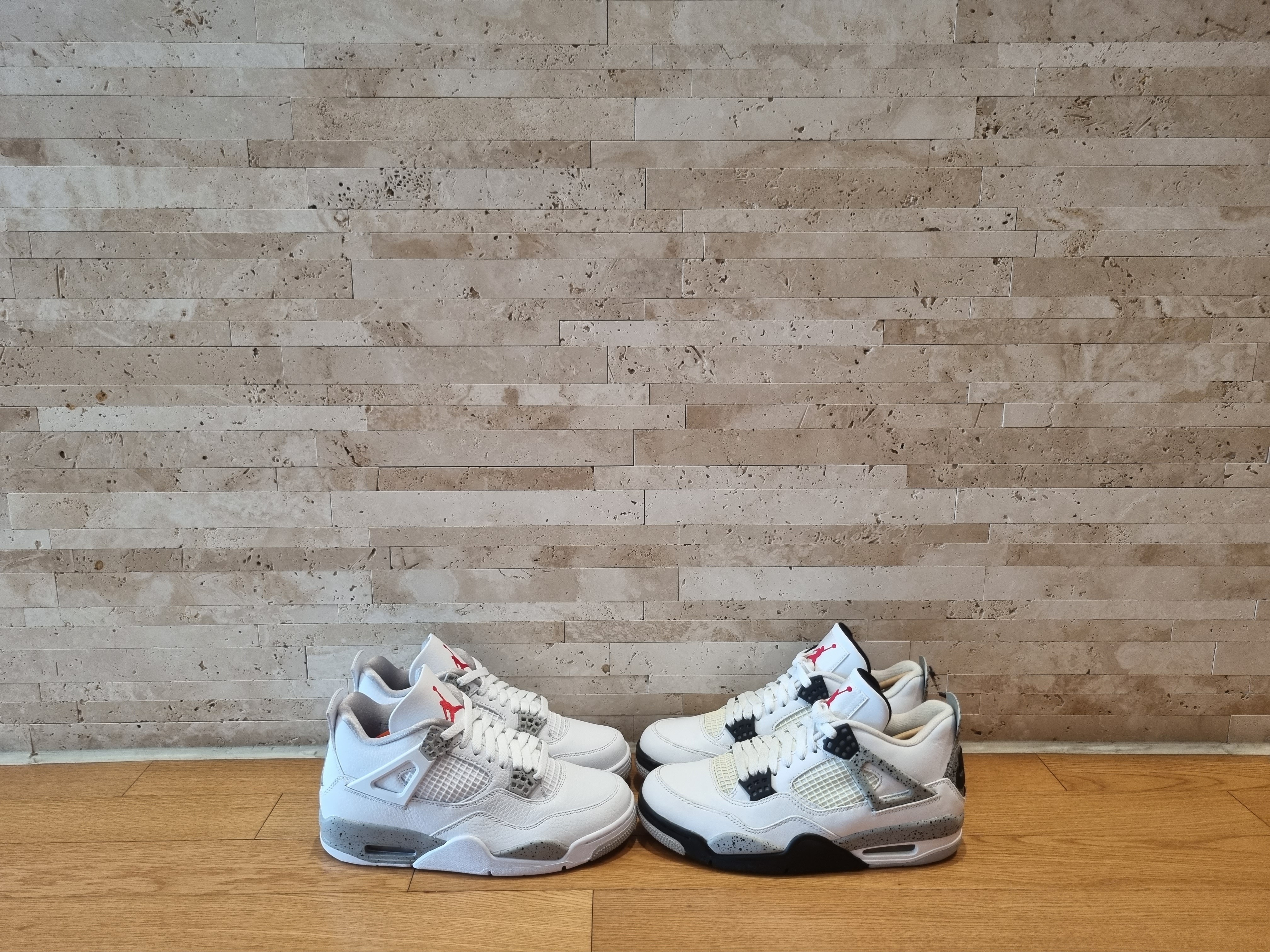 Jordan 4 Retro Tech White, Jordan 4 Retro OG White Cement 2016 착용 스타일