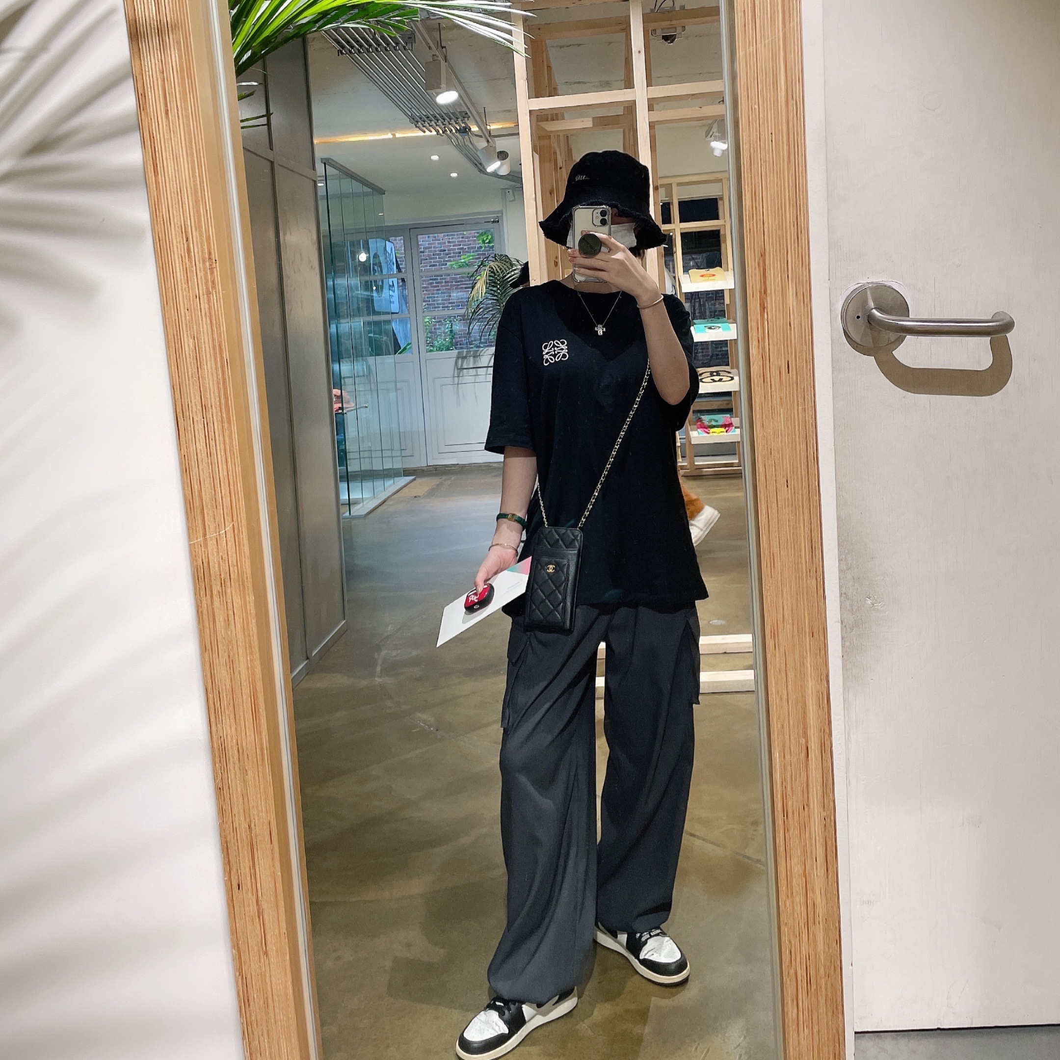 (GS) Jordan 1 Retro High OG Black White 2014, Jordan 1 Retro High OG Black White 2014 착용 스타일
