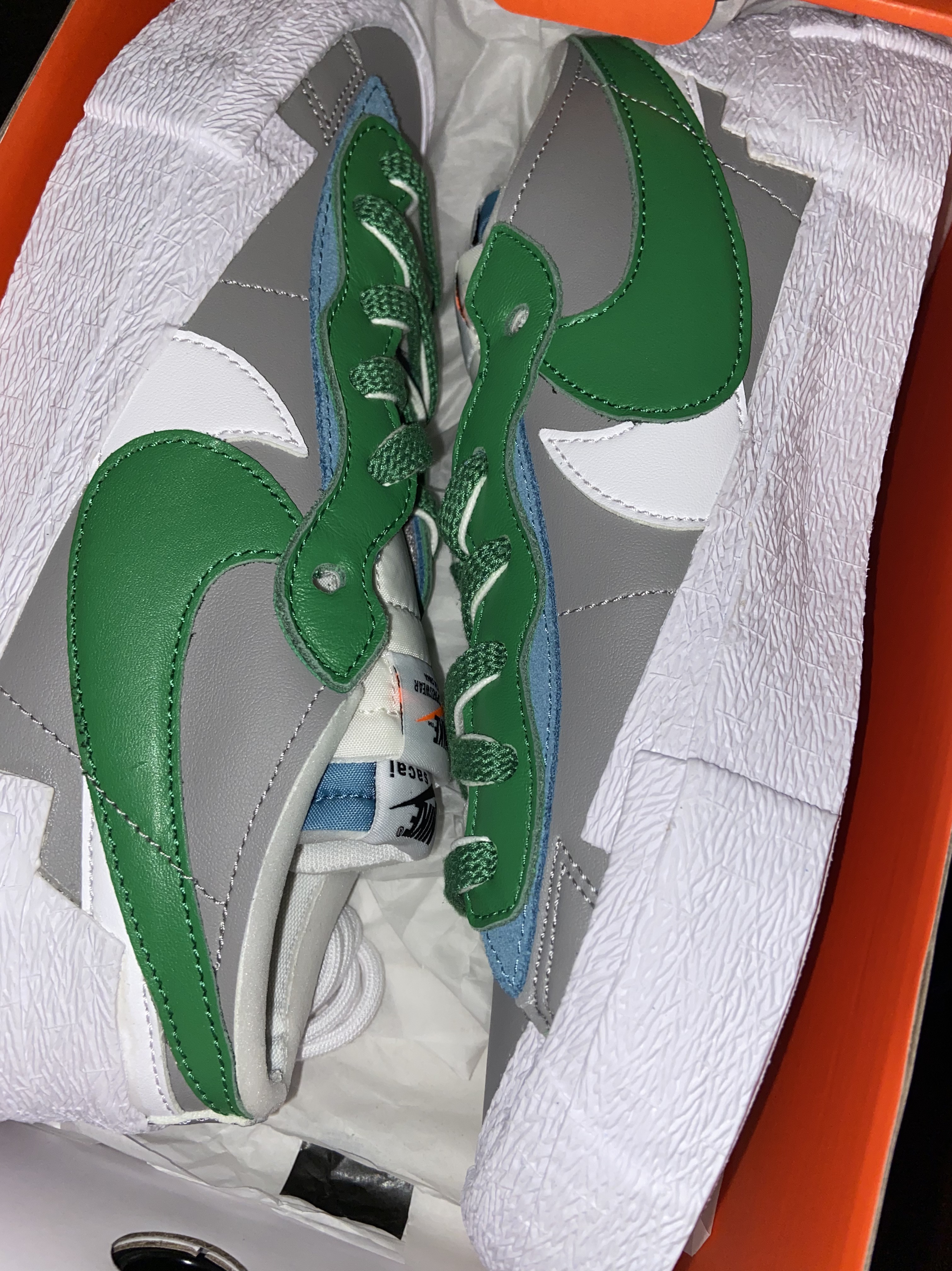 Nike x Sacai Blazer Low Classic Green 착용 스타일