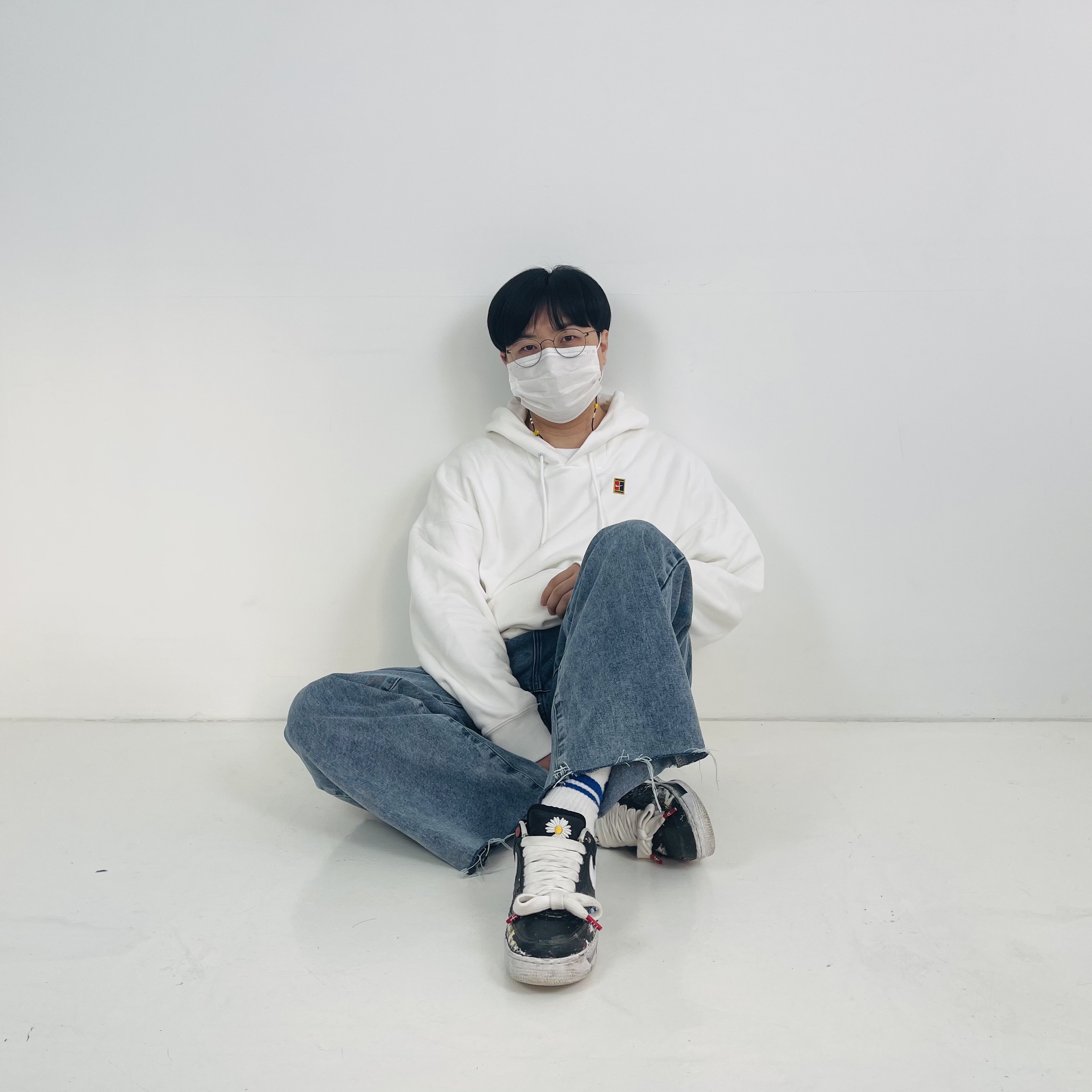 Nike x Peaceminusone Air Force 1 Low Para-Noise 착용 스타일