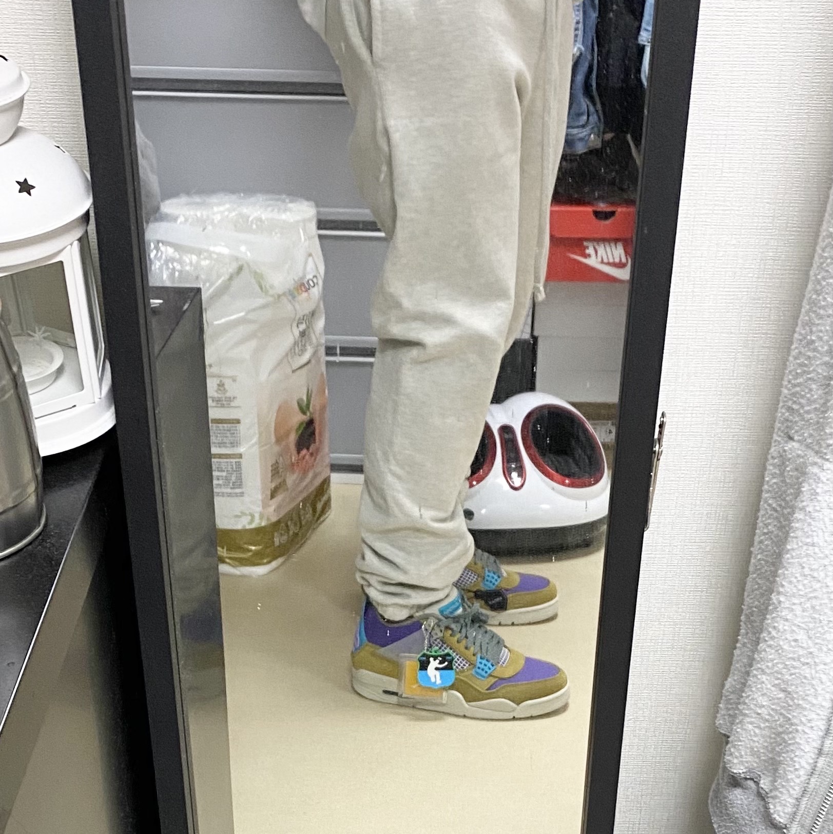 Jordan 4 x Union Retro SP Desert Moss 착용 스타일 - 2