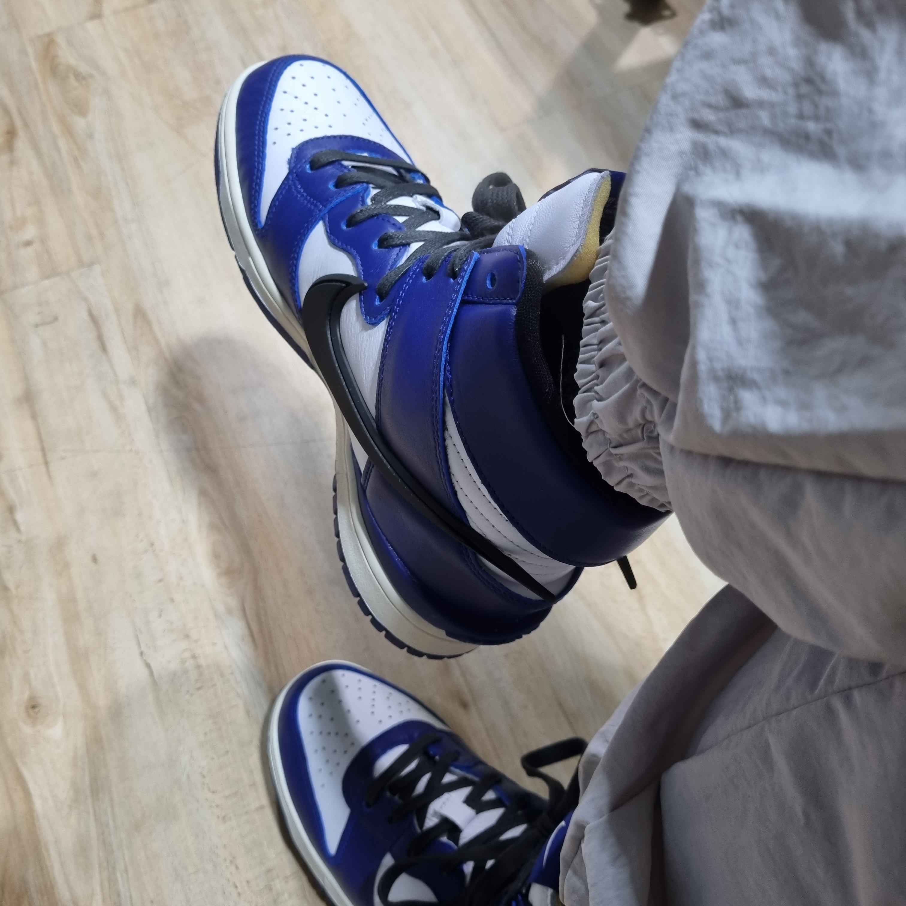 Nike x Ambush Dunk High Deep Royal Blue 착용 스타일