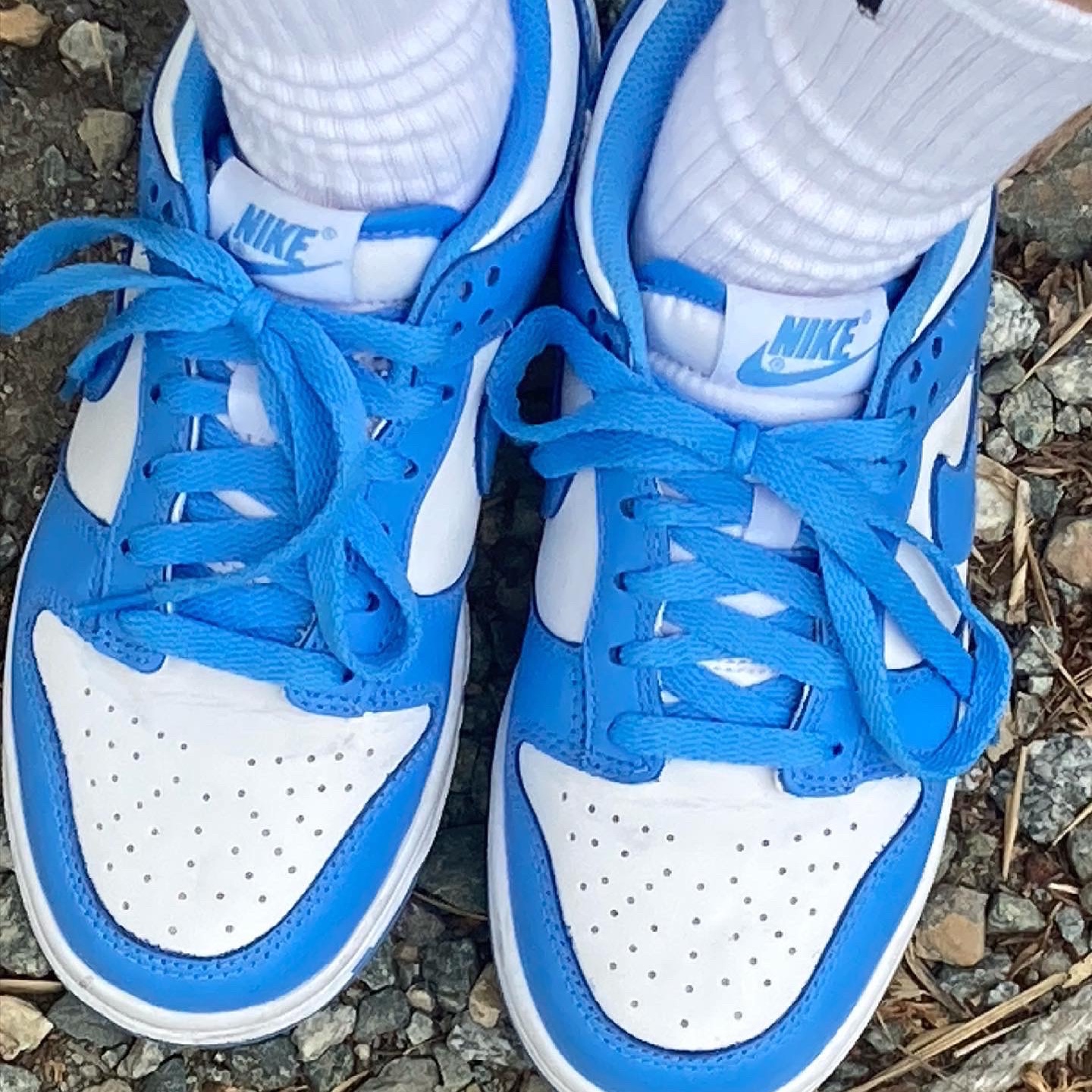 Nike Dunk Low Retro University Blue 착용 스타일