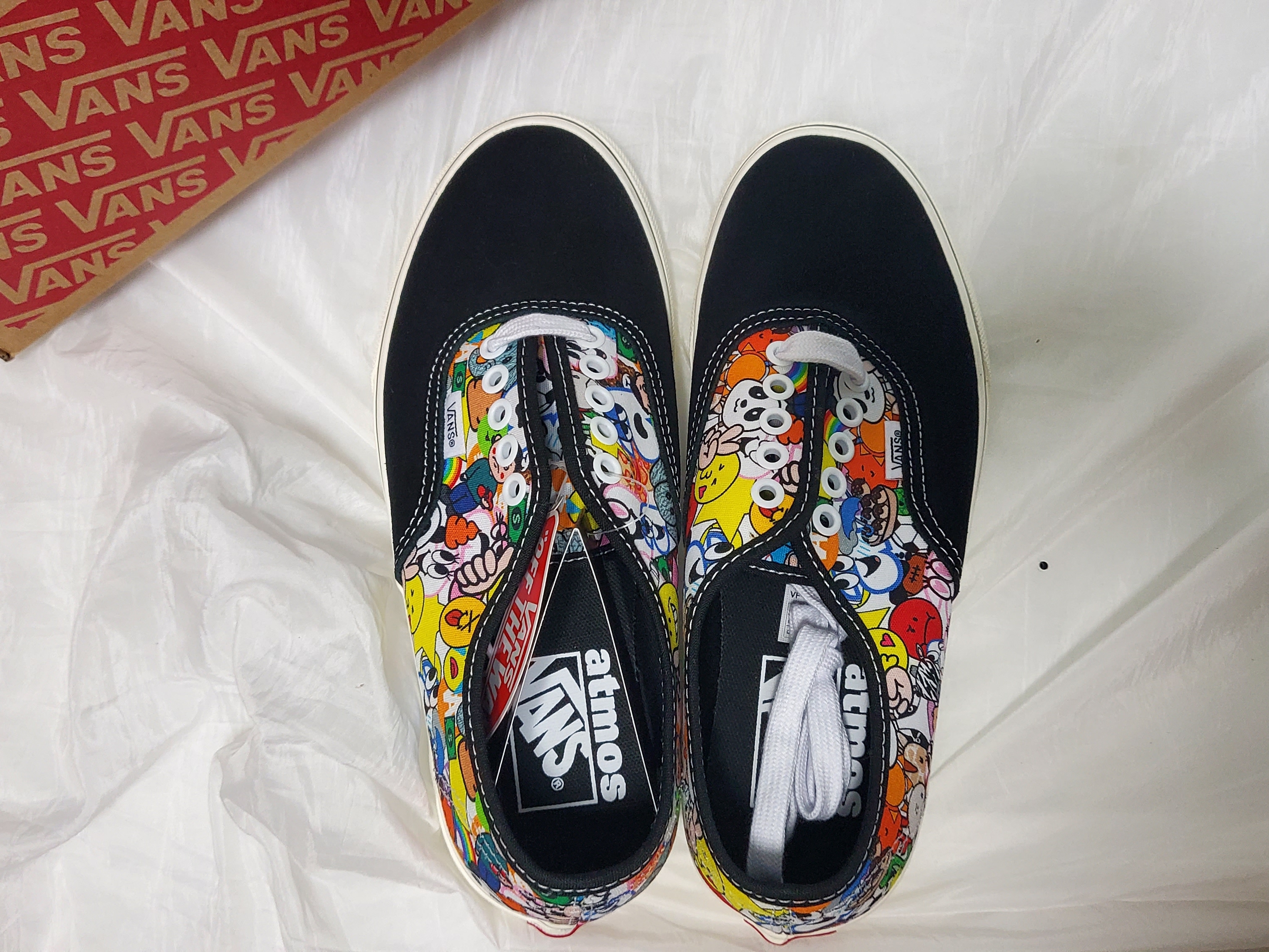 Vans x Atmos Authentic Emoji 착용 스타일 - 3