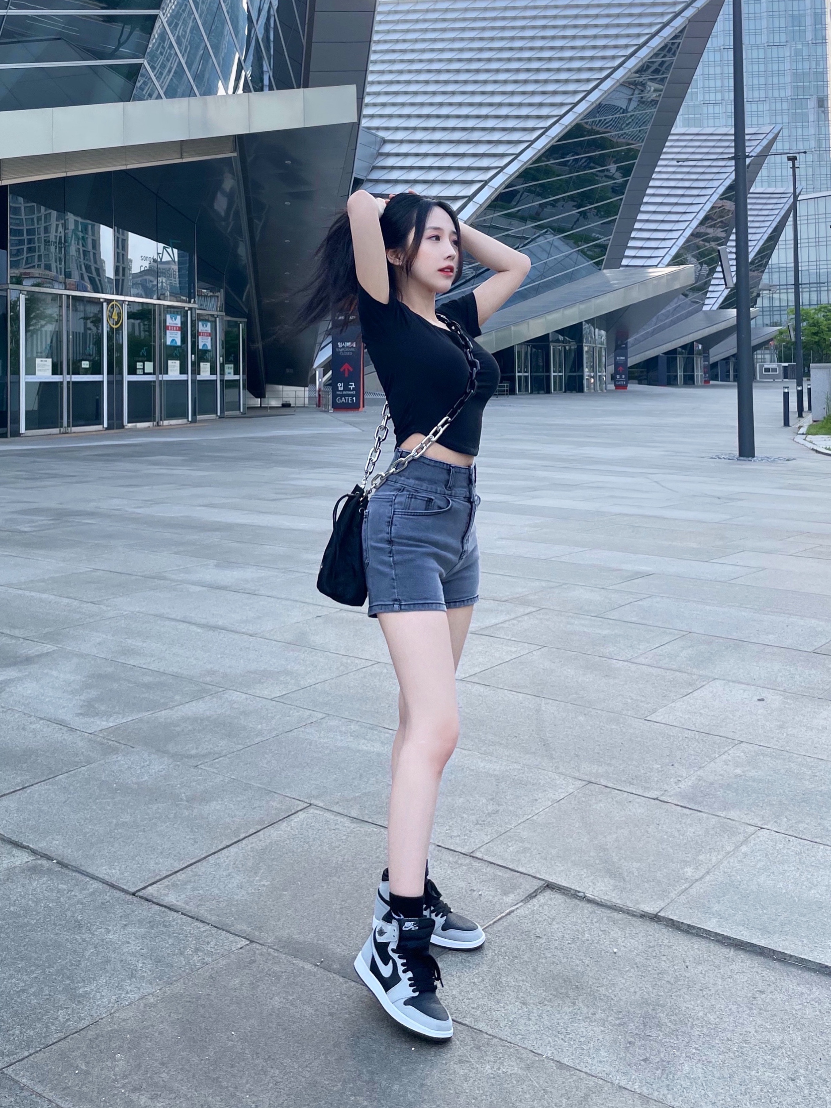 (GS) Jordan 1 Retro High OG Shadow 2.0 착용 스타일