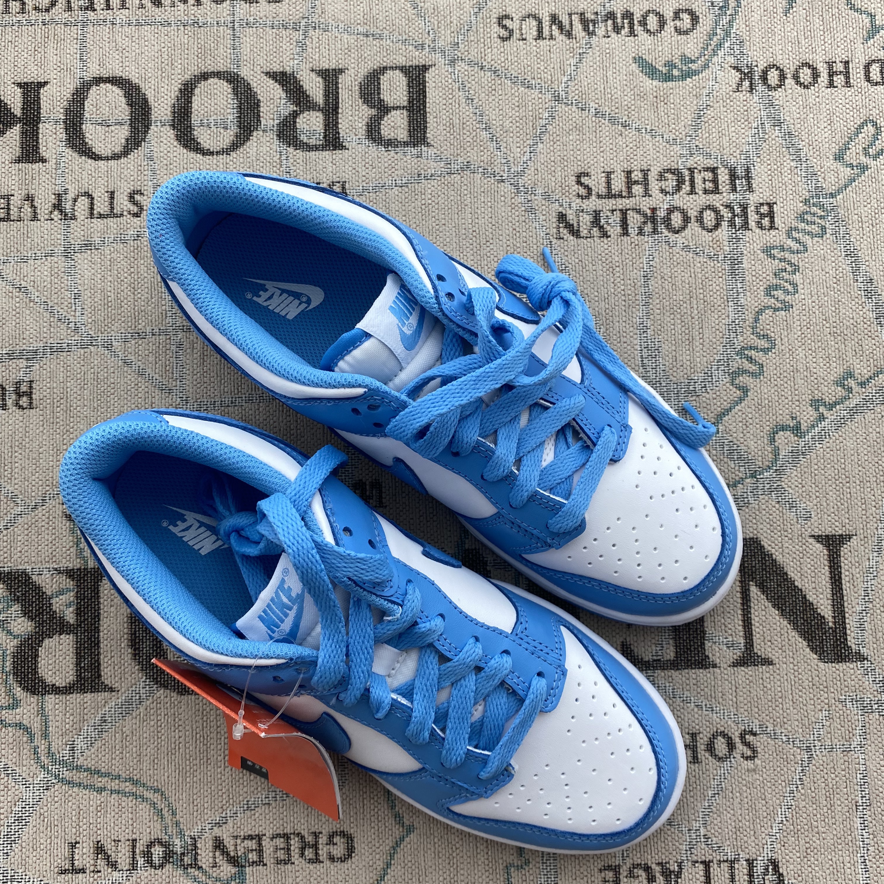 (GS) Nike Dunk Low University Blue 착용 스타일 - 2