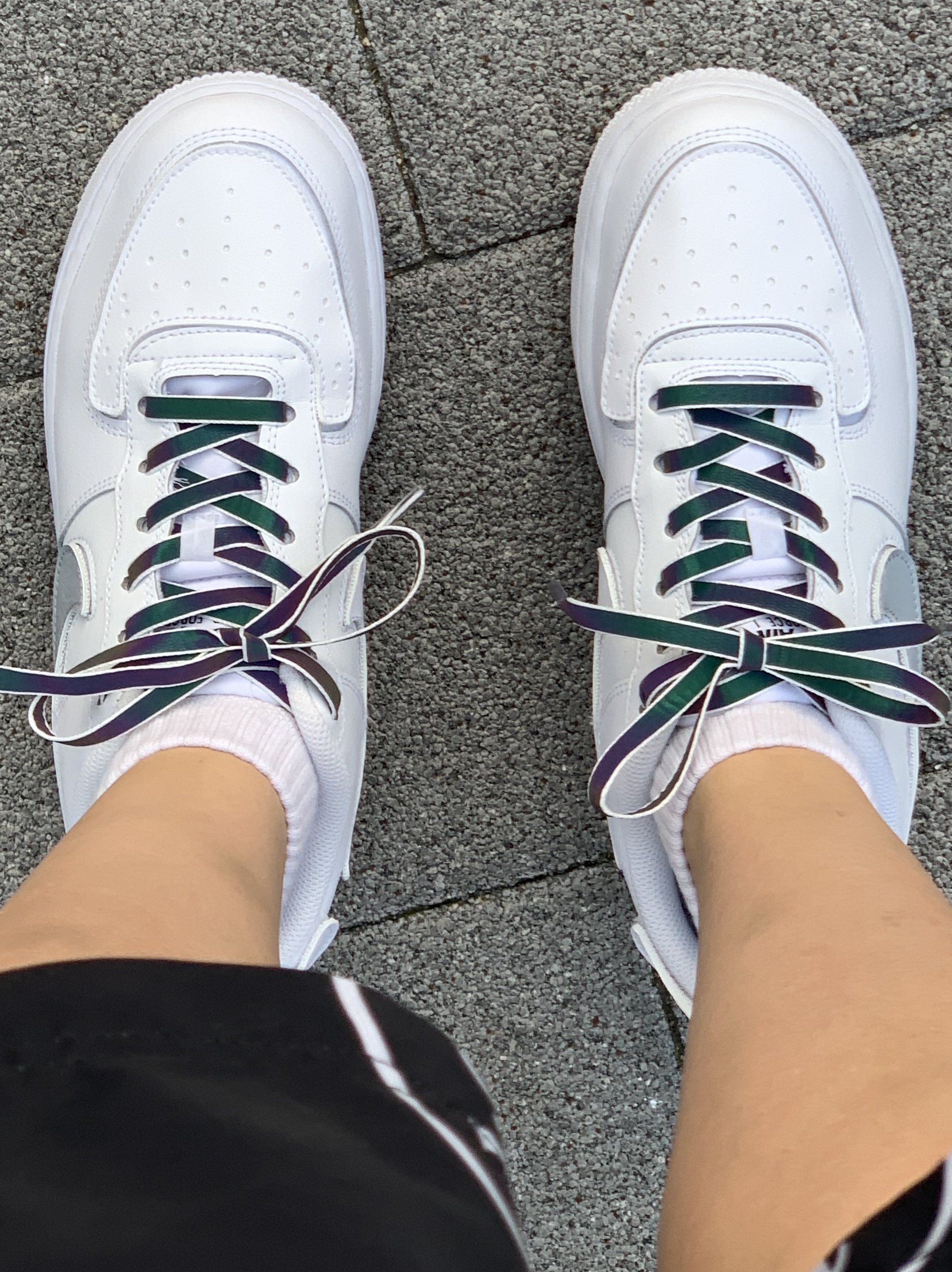 Nike Air Force 1/1 Cosmic Clay, Nike Air Force 1/1 Triple White 착용 스타일 - 2