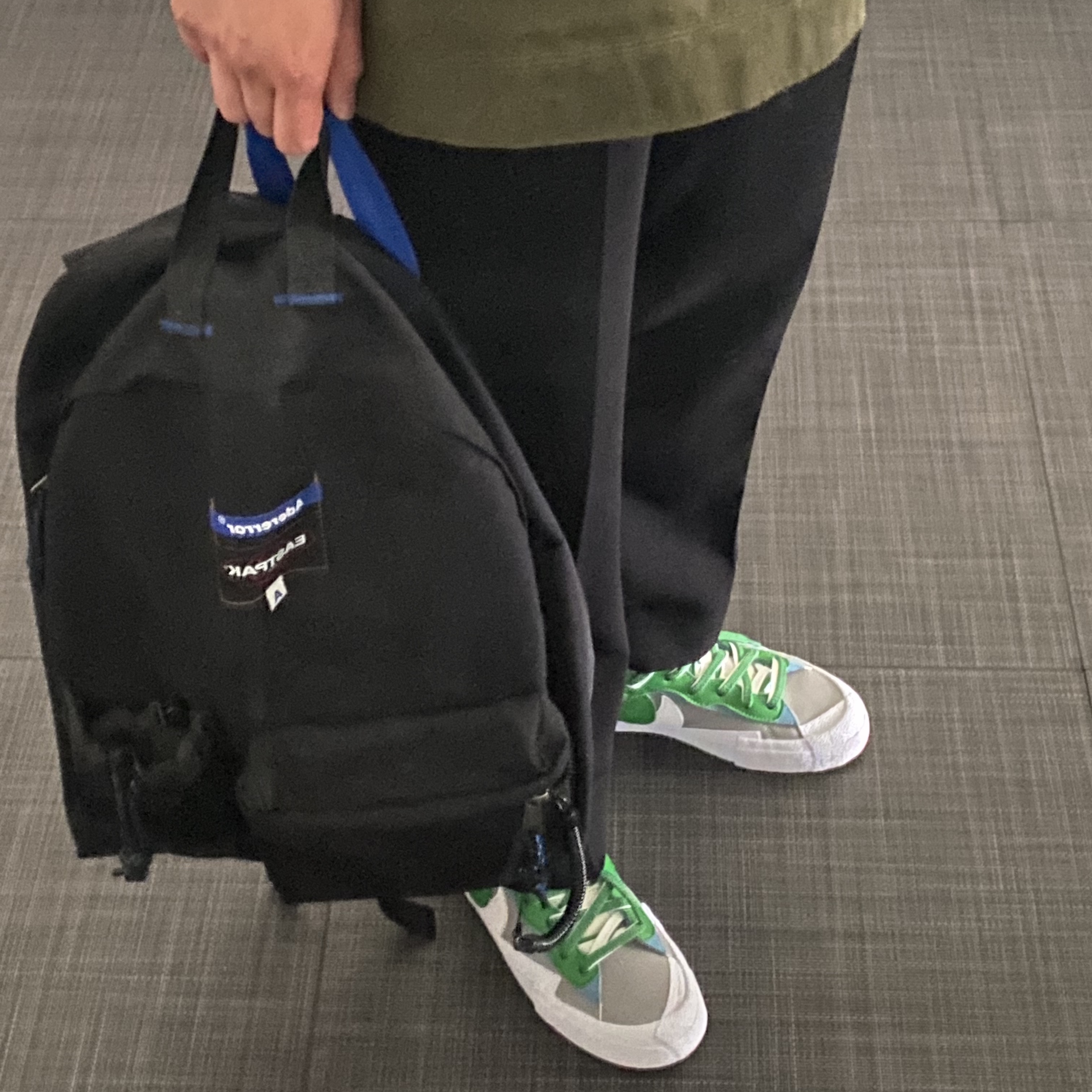 Nike x Sacai Blazer Low Classic Green 착용 스타일