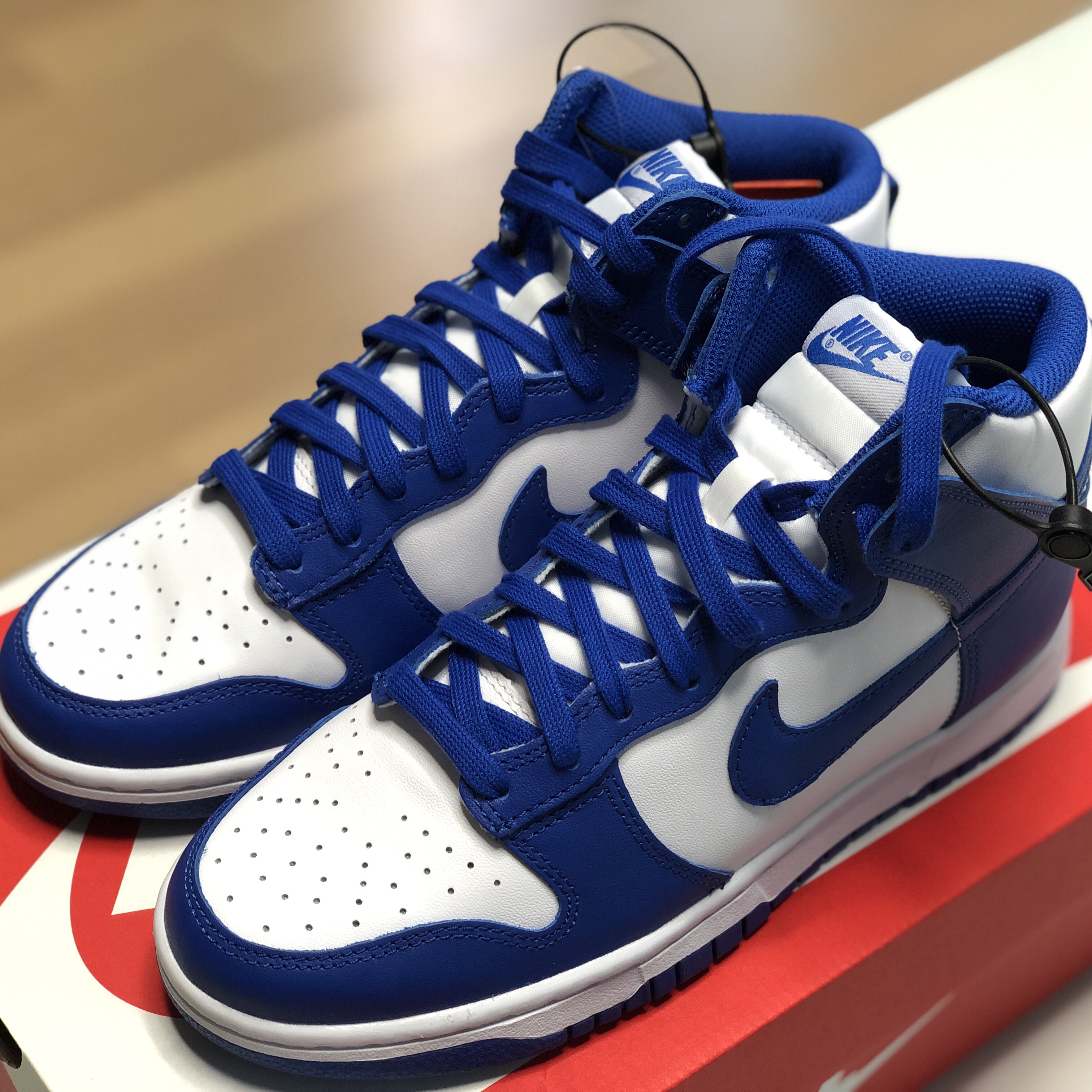 Nike Dunk High Retro Game Royal 착용 스타일