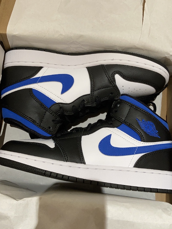 Jordan 1 Mid Racer Blue 착용 스타일 - 4